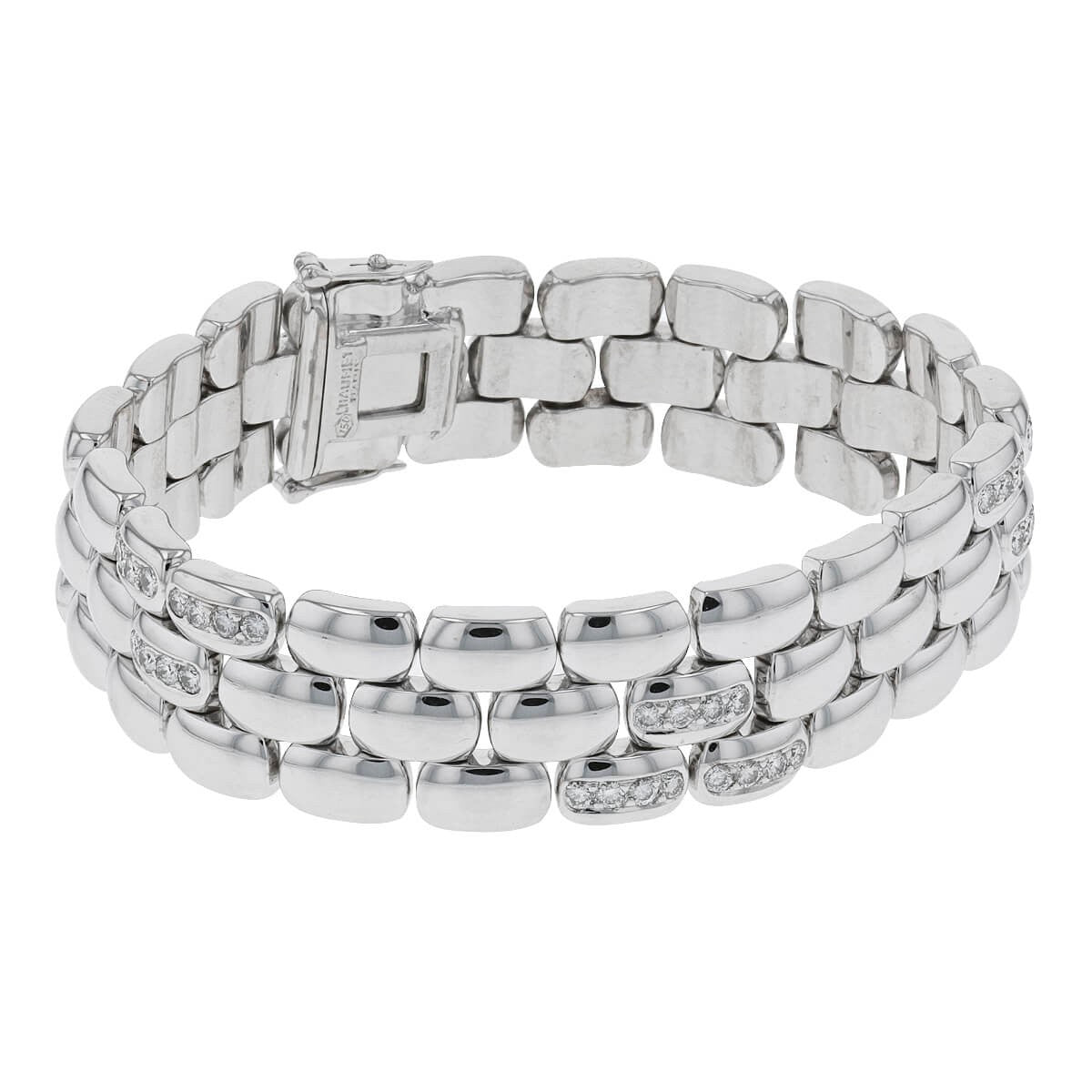 Chaumet Khesis diamonds and gold bracelet