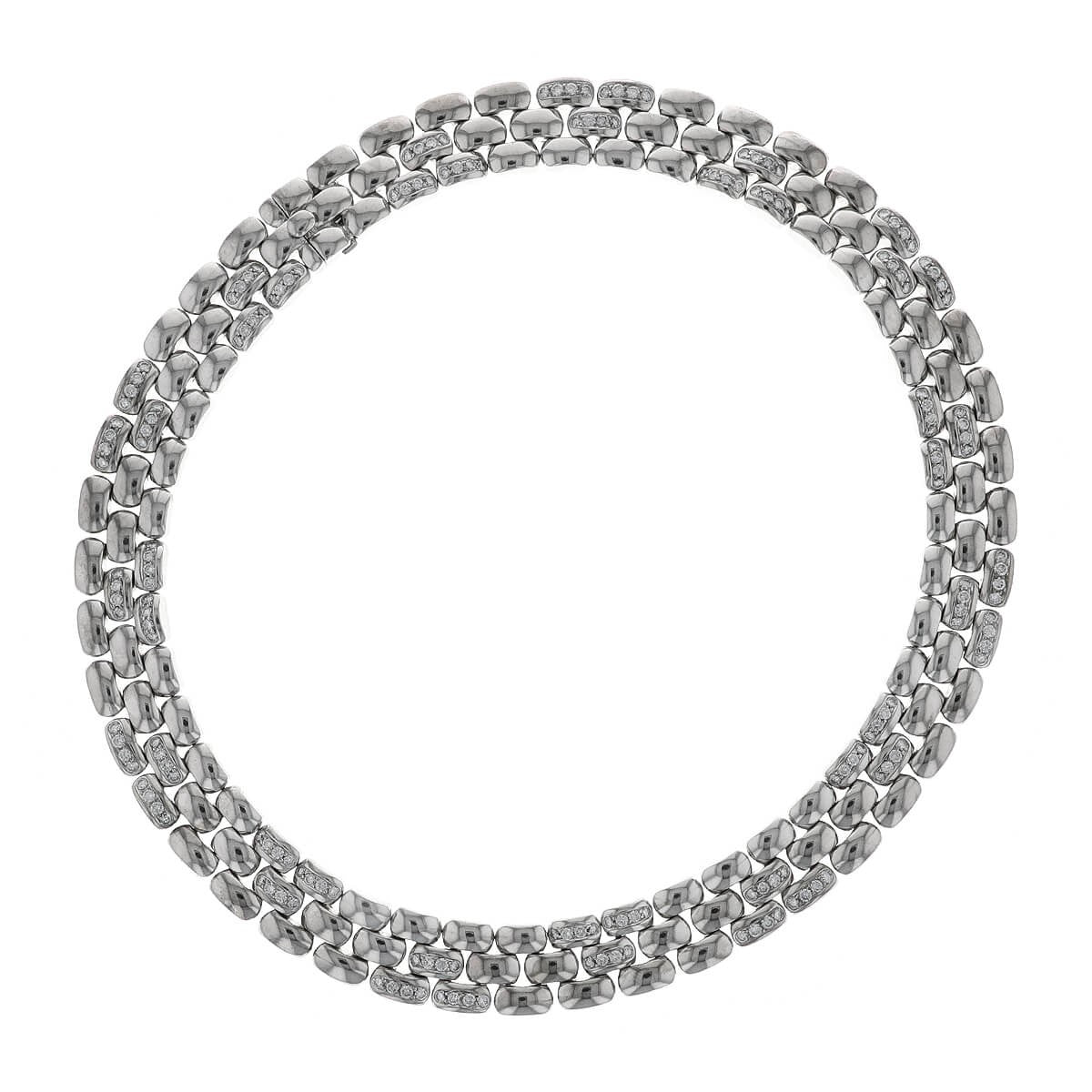 Chaumet diamonds and gold necklace