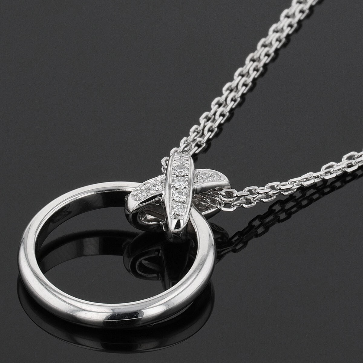 Chaumet Liens diamonds and gold necklace