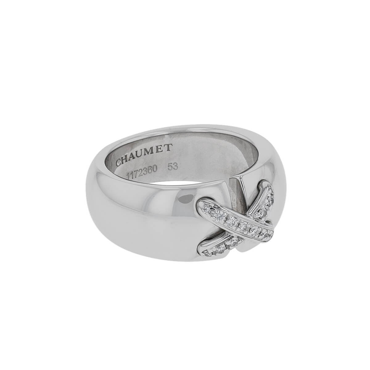 Chaumet Liens diamonds and gold ring