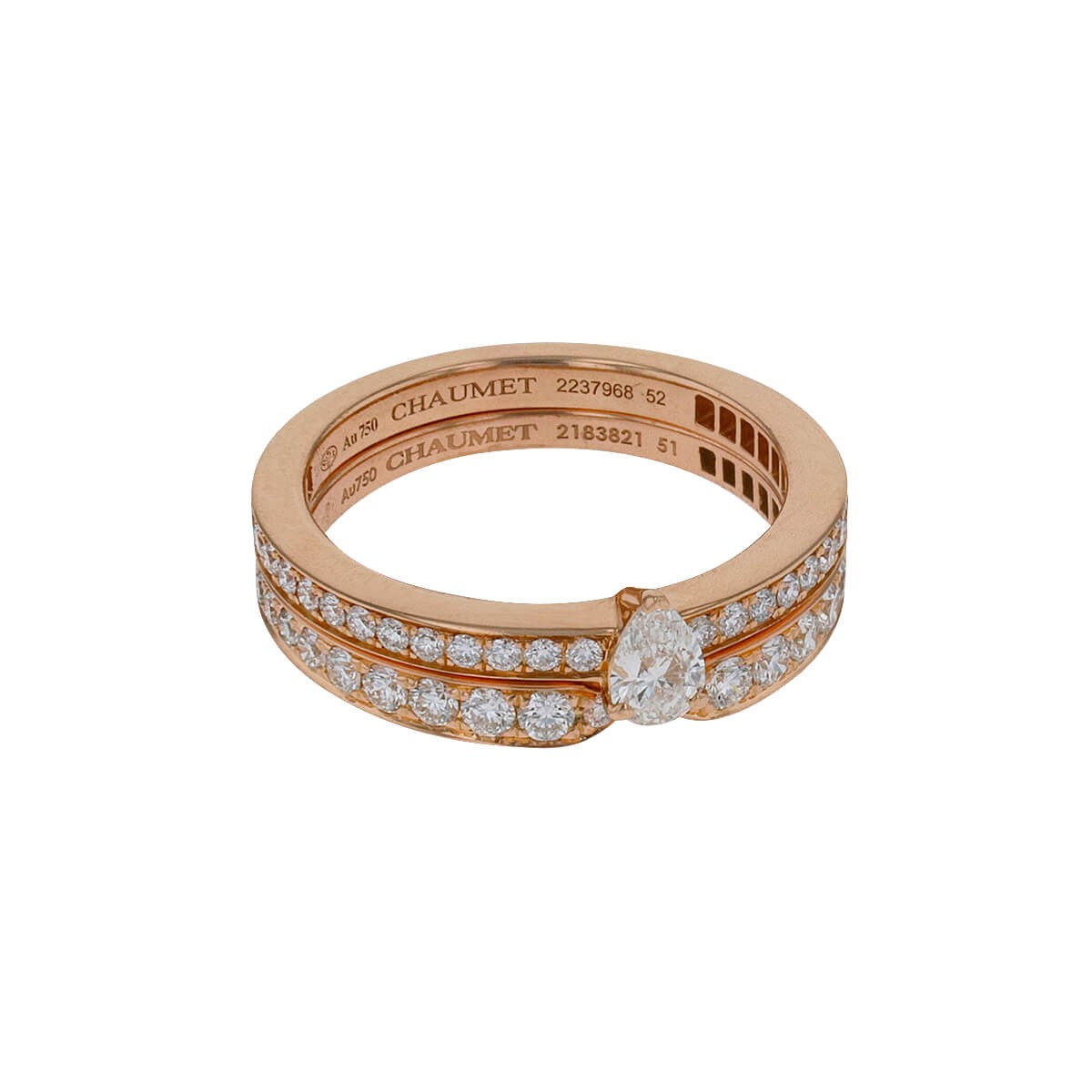 Chaumet Triomphe de Chaumet diamonds and gold rings