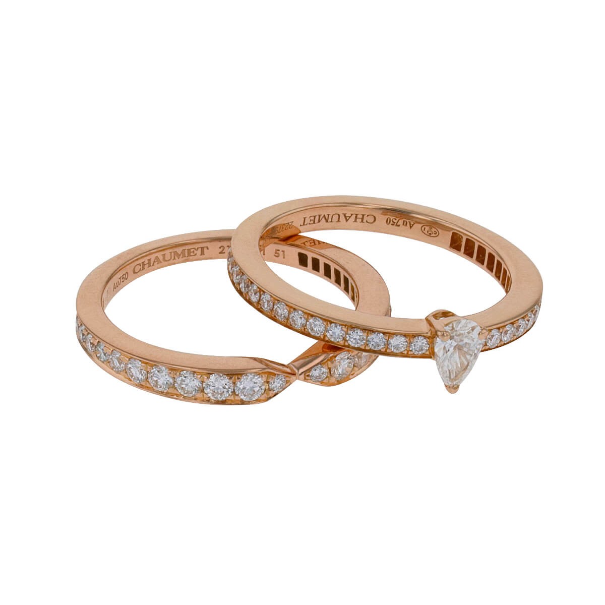 Chaumet Triomphe de Chaumet diamonds and gold rings