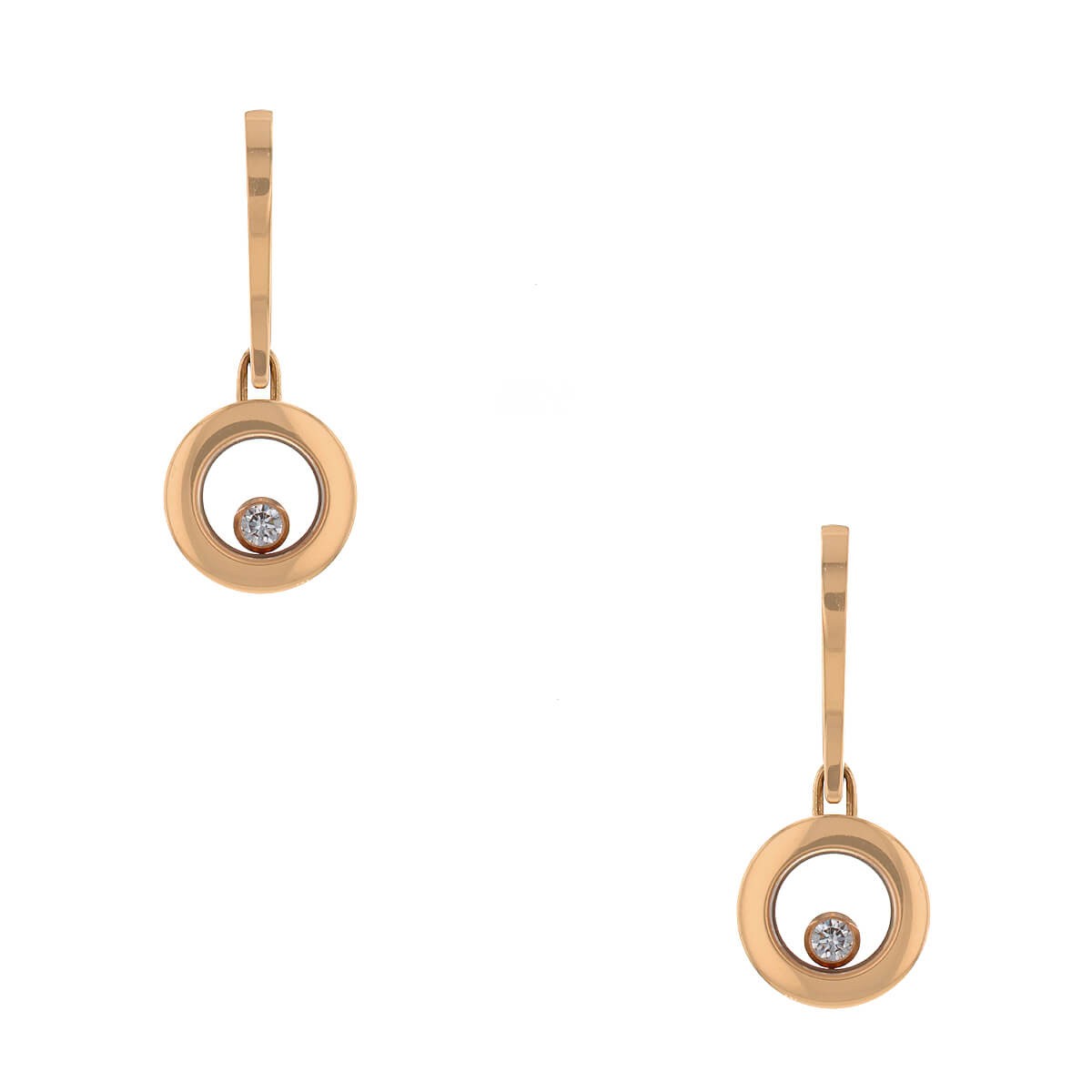 Chopard Happy Diamonds Icons diamonds and gold earrings