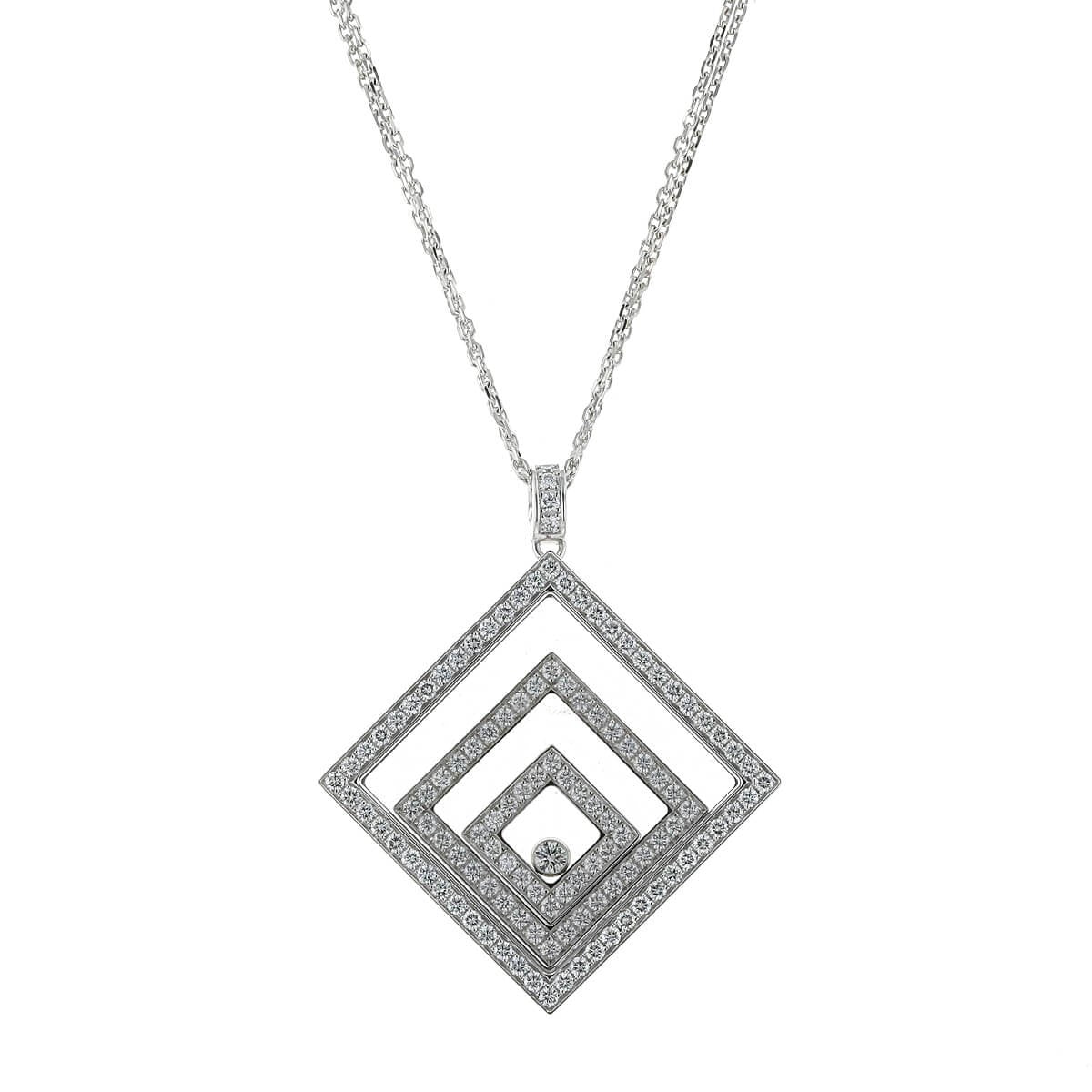 Chopard Happy Spirit diamonds and gold necklace