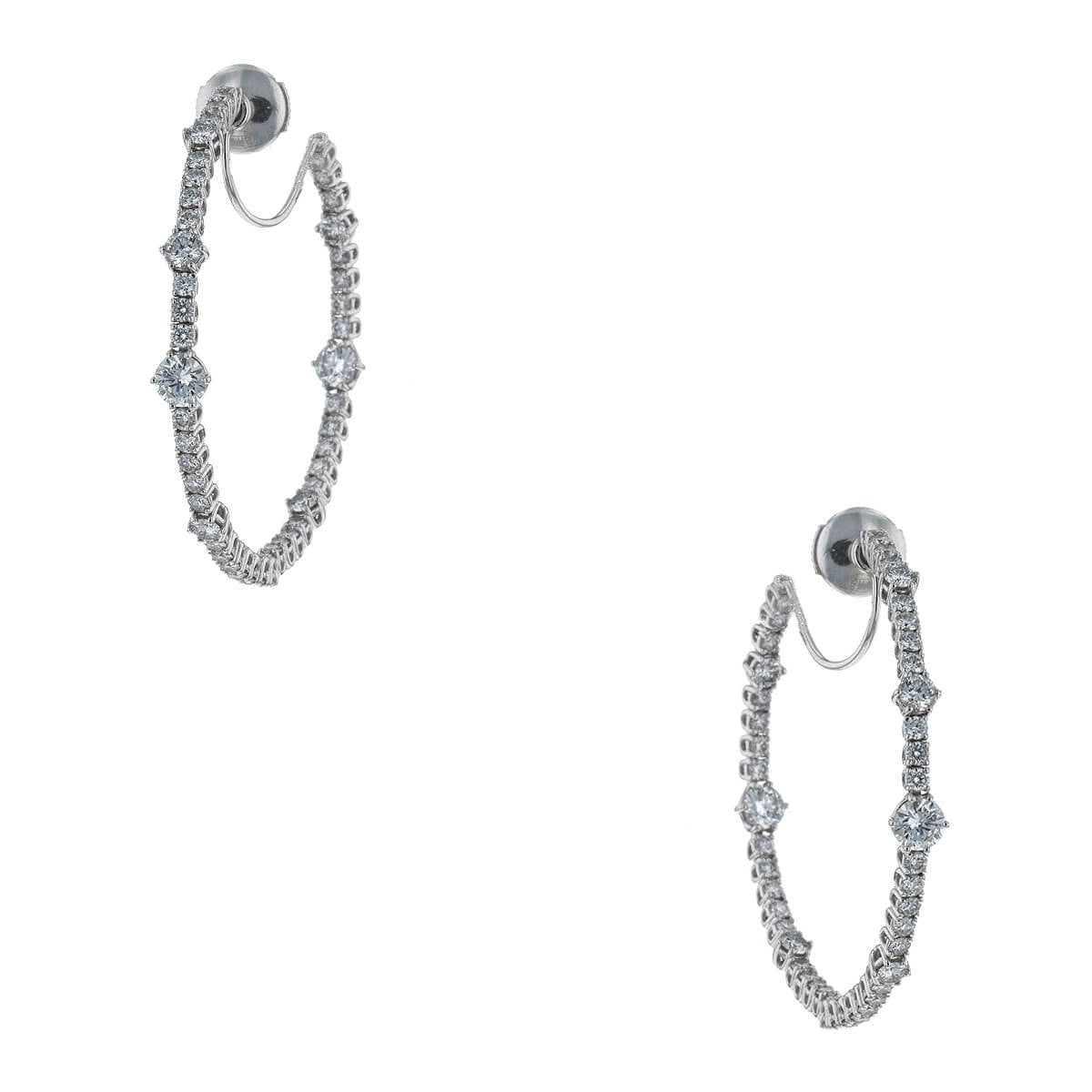 Chopard LÕHeure du Diamant diamonds and gold earrings