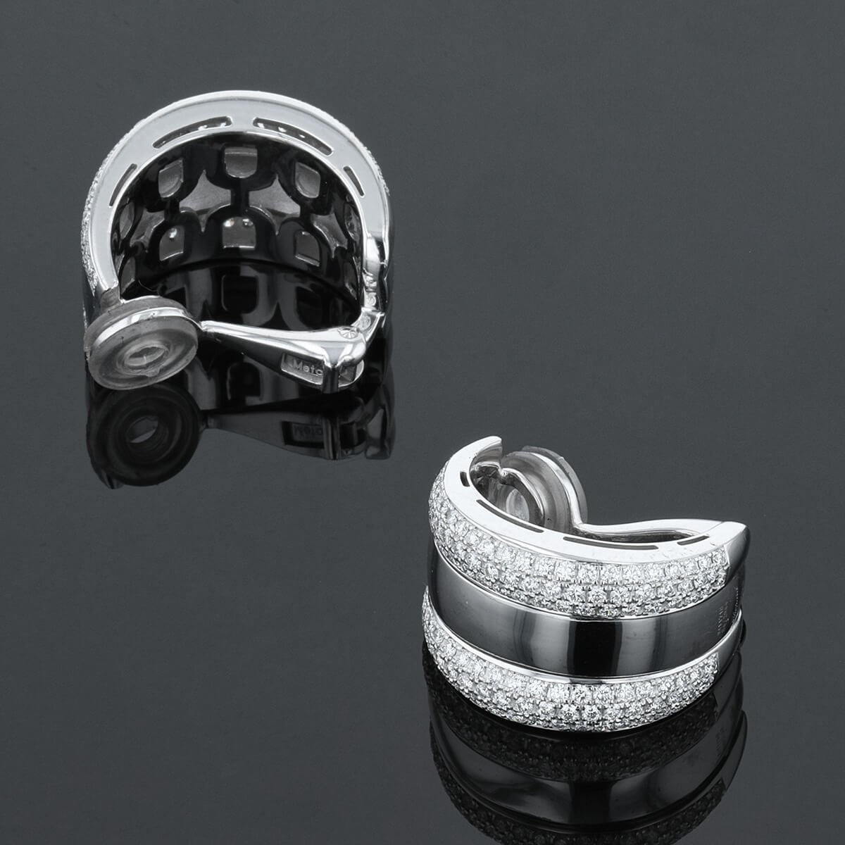 Chopard La Strada diamonds and gold earrings