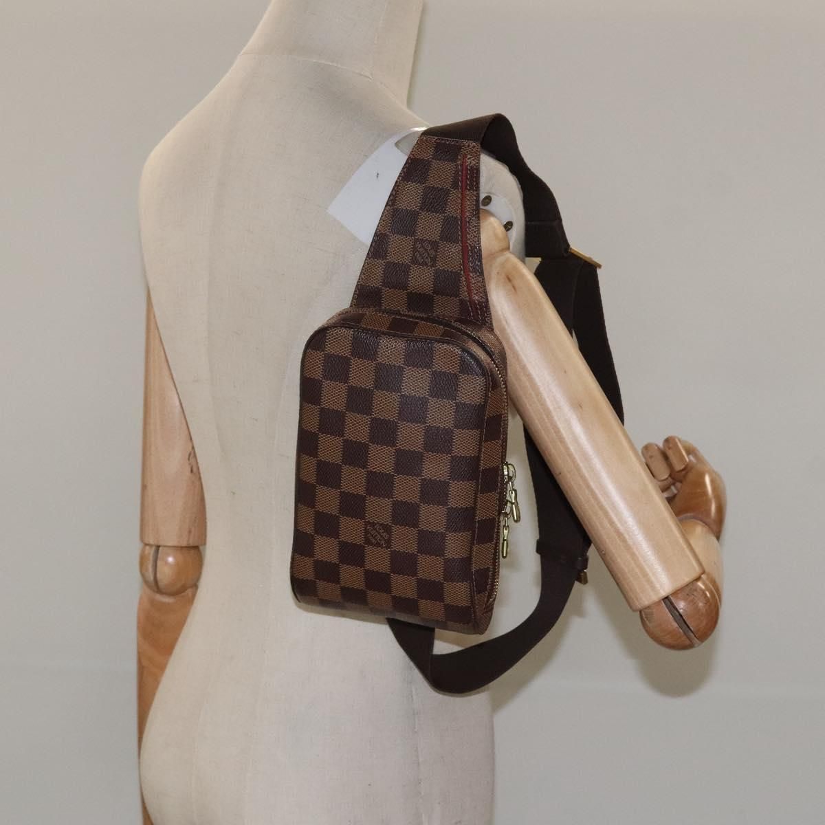 Louis Vuitton Damier Ebene Geronimos Shoulder Bag N 51994 Lv Auth
