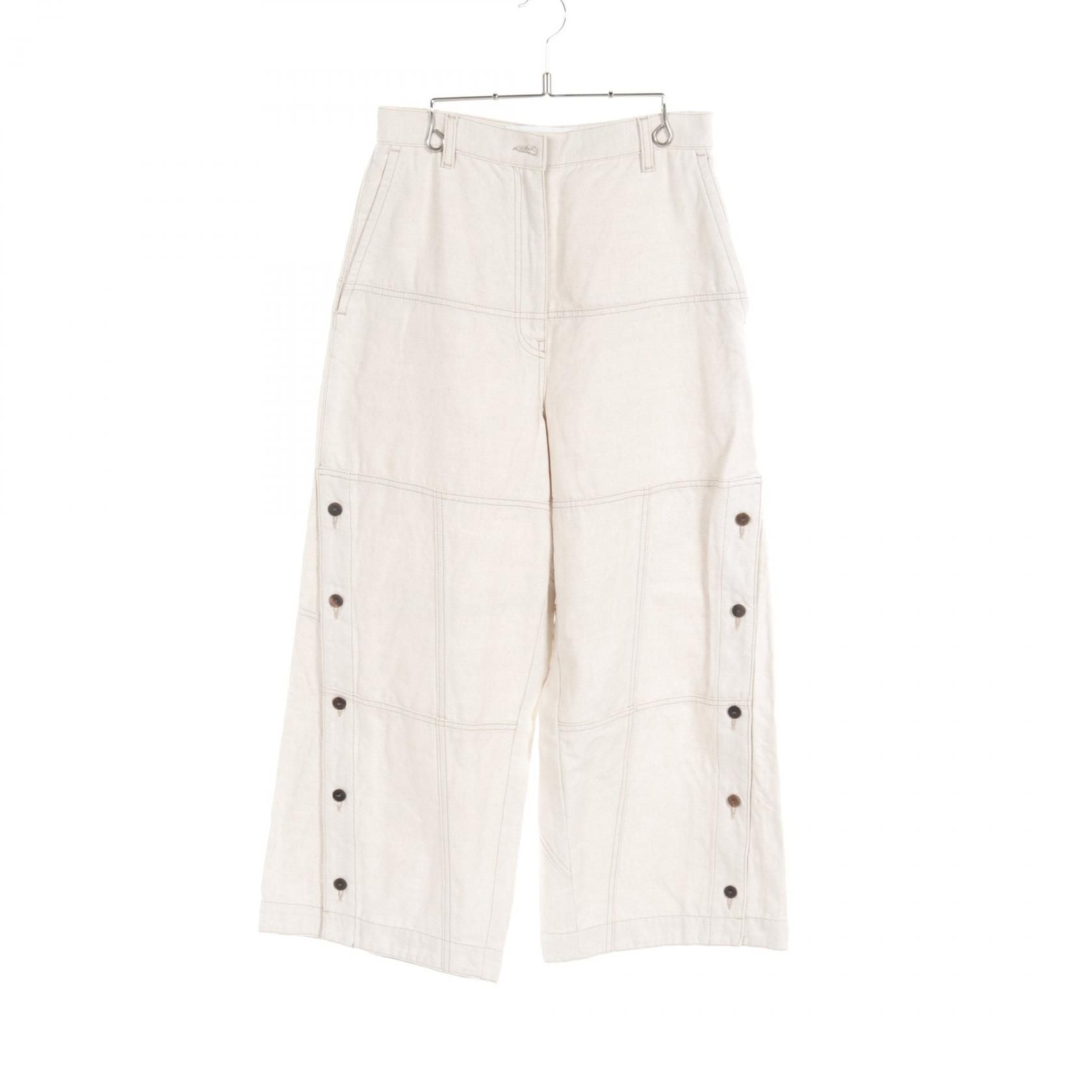 Loewe Pants Beige Cotton Fabric S 359331xdk