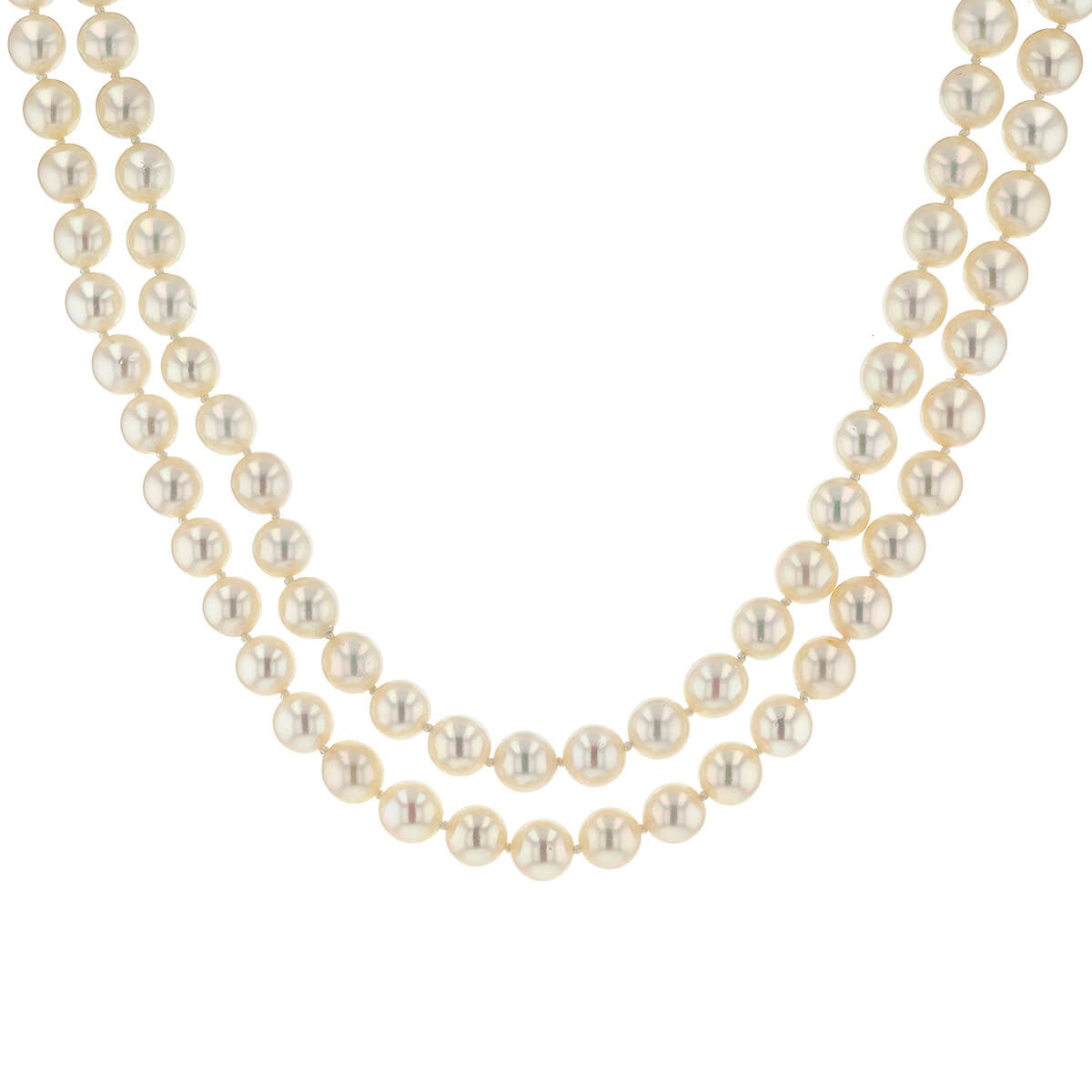 Cultured pearl, emeralds, diamonds and gold necklace
