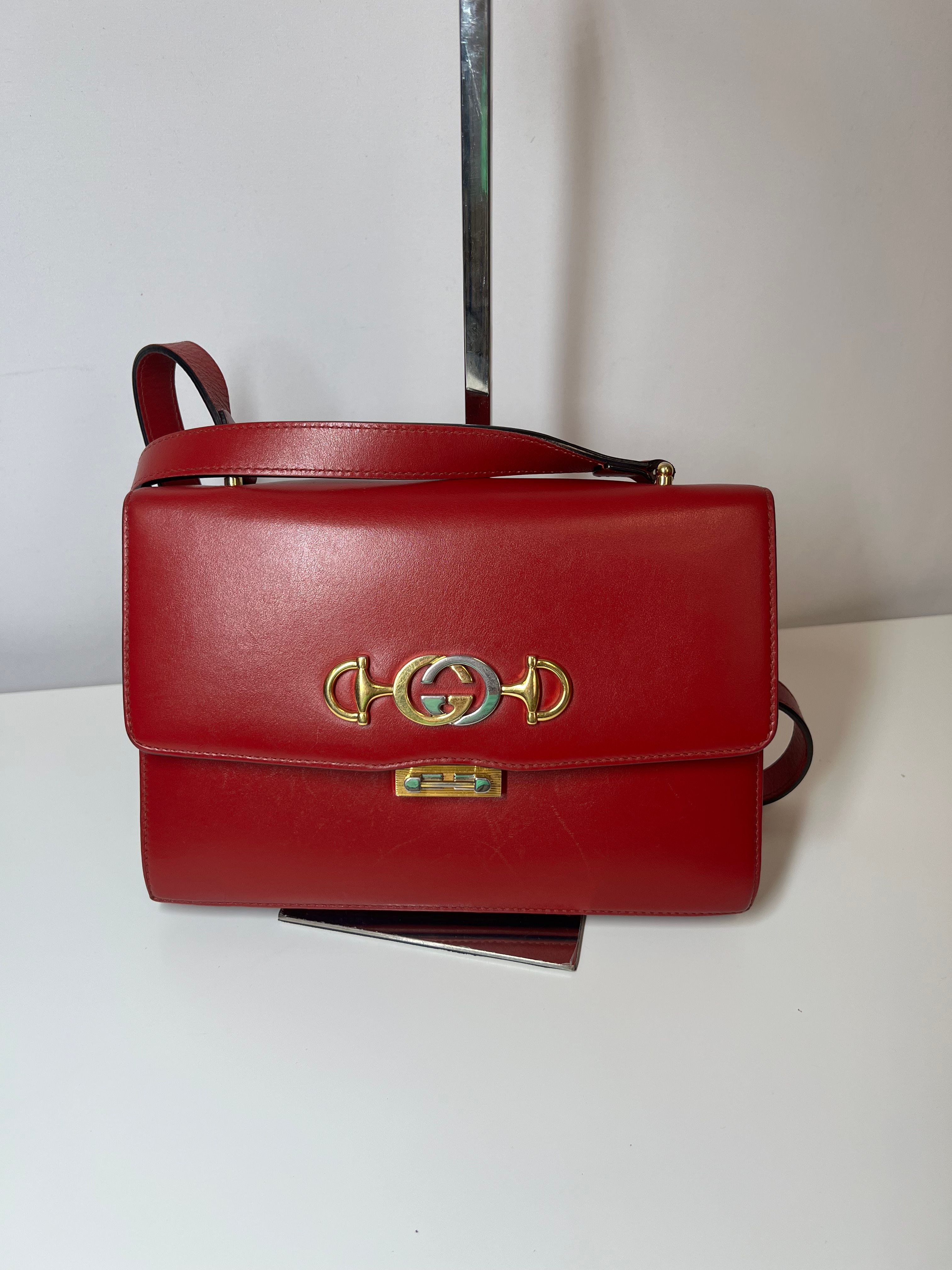 Gucci Small Zumi Shoulder Bag, Calf Leather
