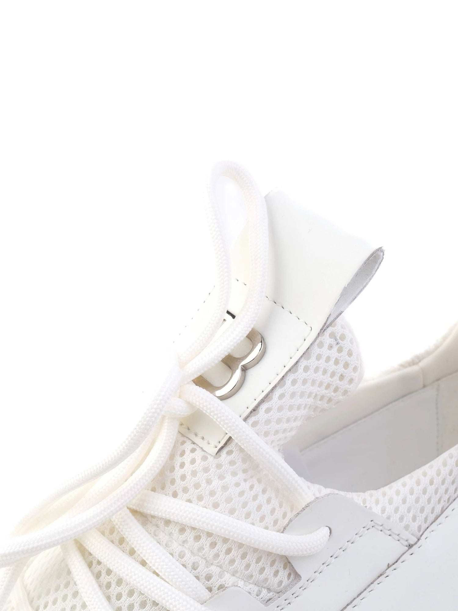 NEW Balmain White Leather Sneakers Size 43 with &