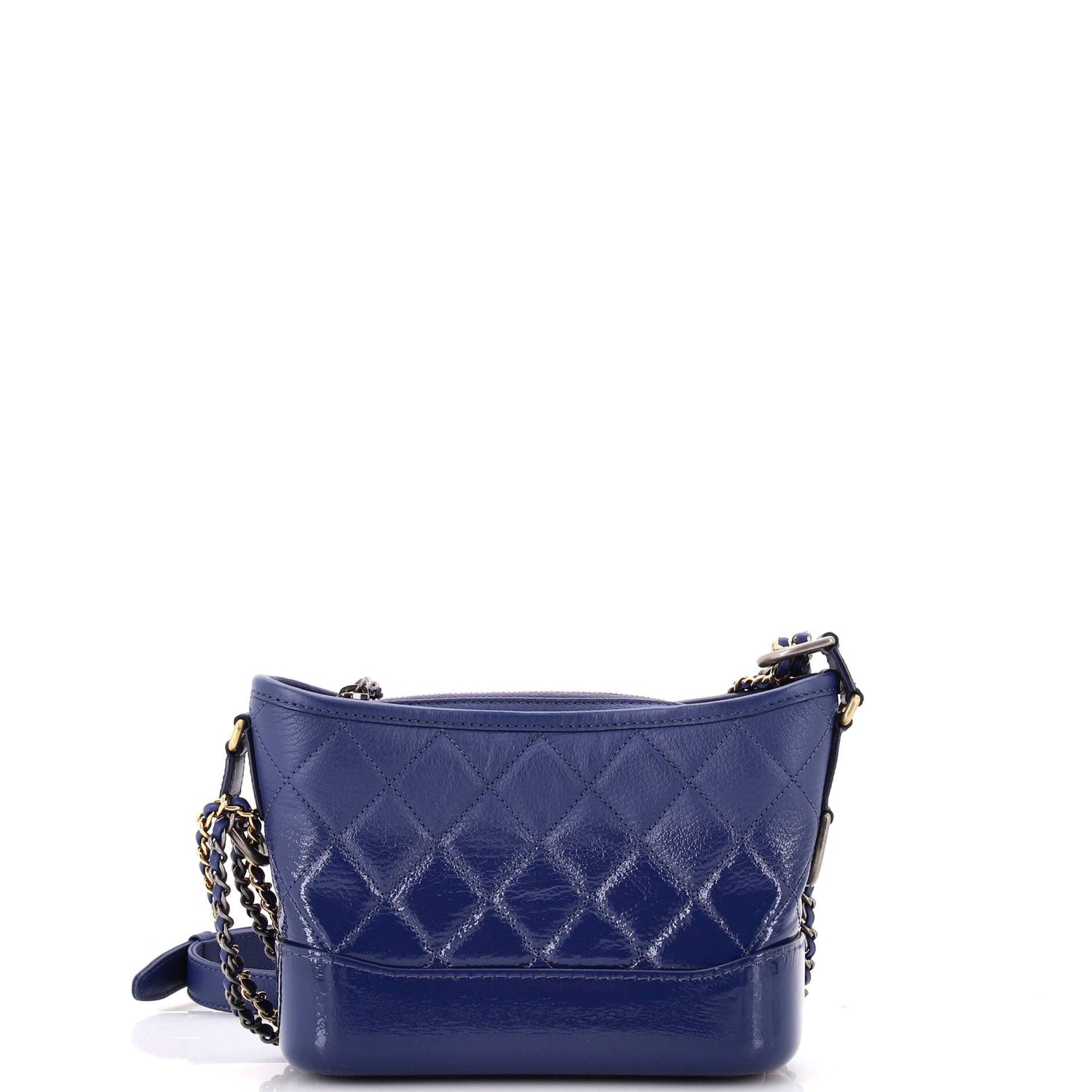 Chanel Gabrielle Hobo Quilted Goatskin And Patent Small