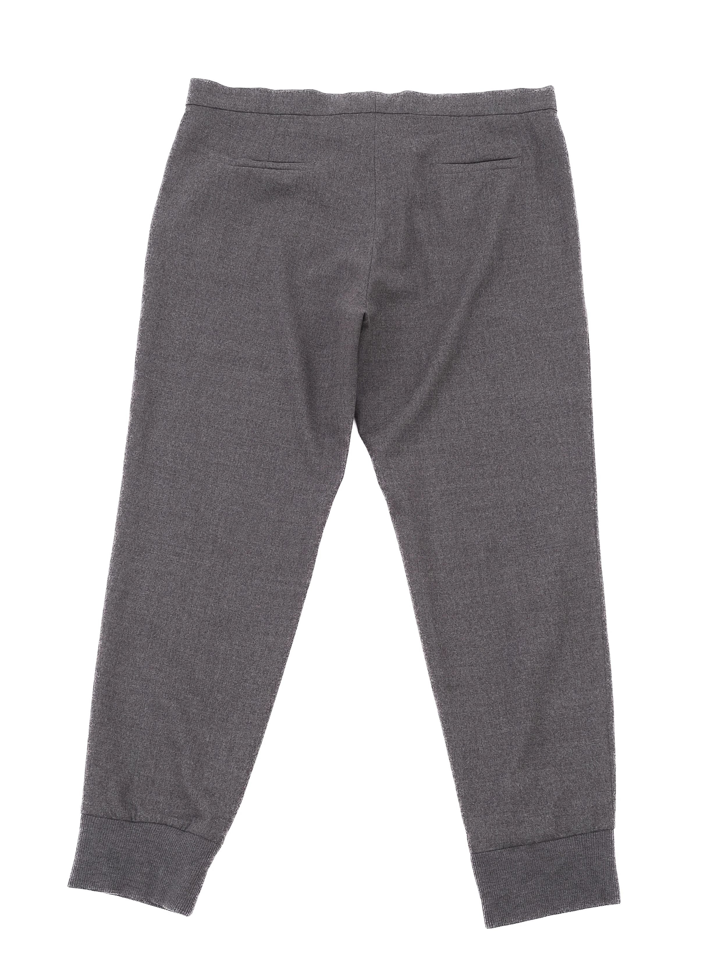 Excellent ESCADA Gray Wool Trousers Women&