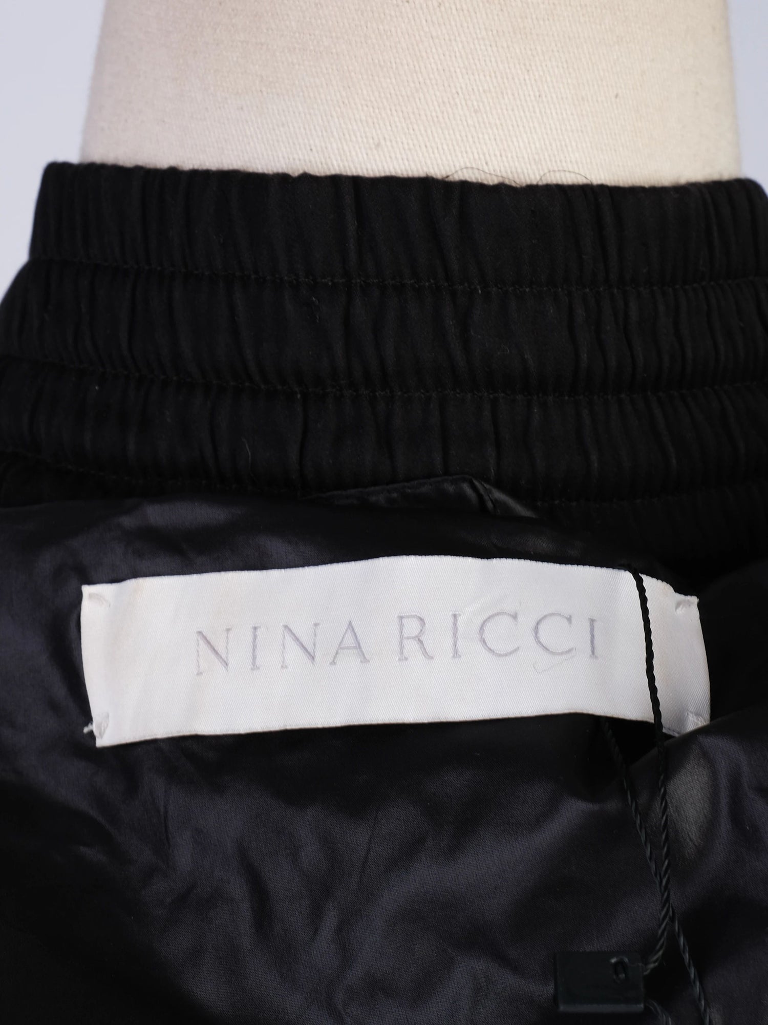 Excellent Nina Ricci Black Quilted Jacket Size S