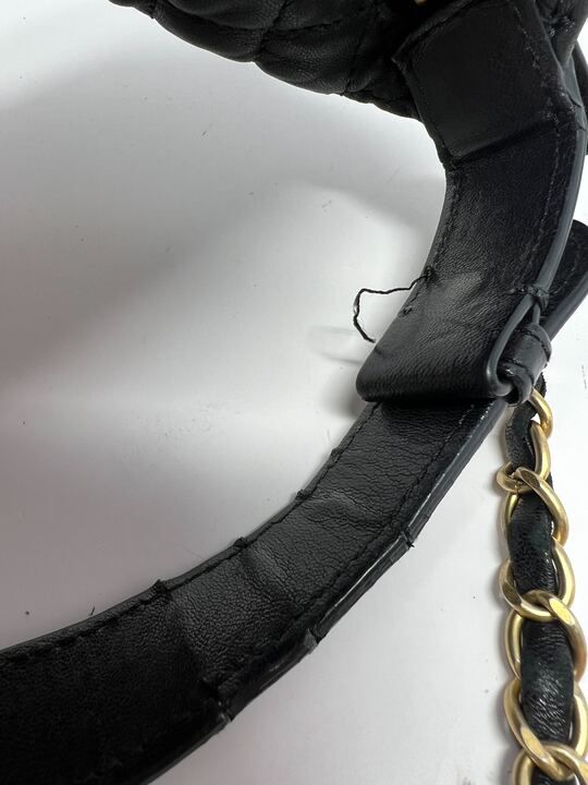 Chanel Lambskin Quilted Hobo