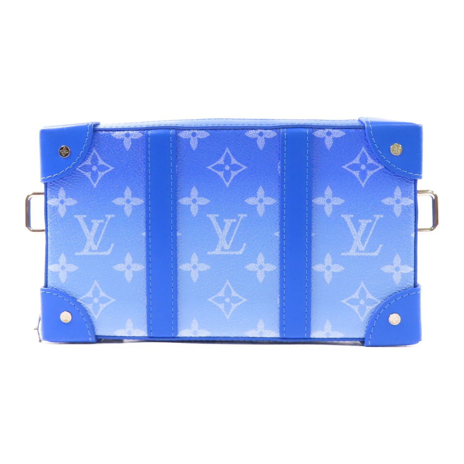 Louis Vuitton Monogram Clouds Soft Trunk Wallet Blue White Blue/white Shoulder Bag M 45432
