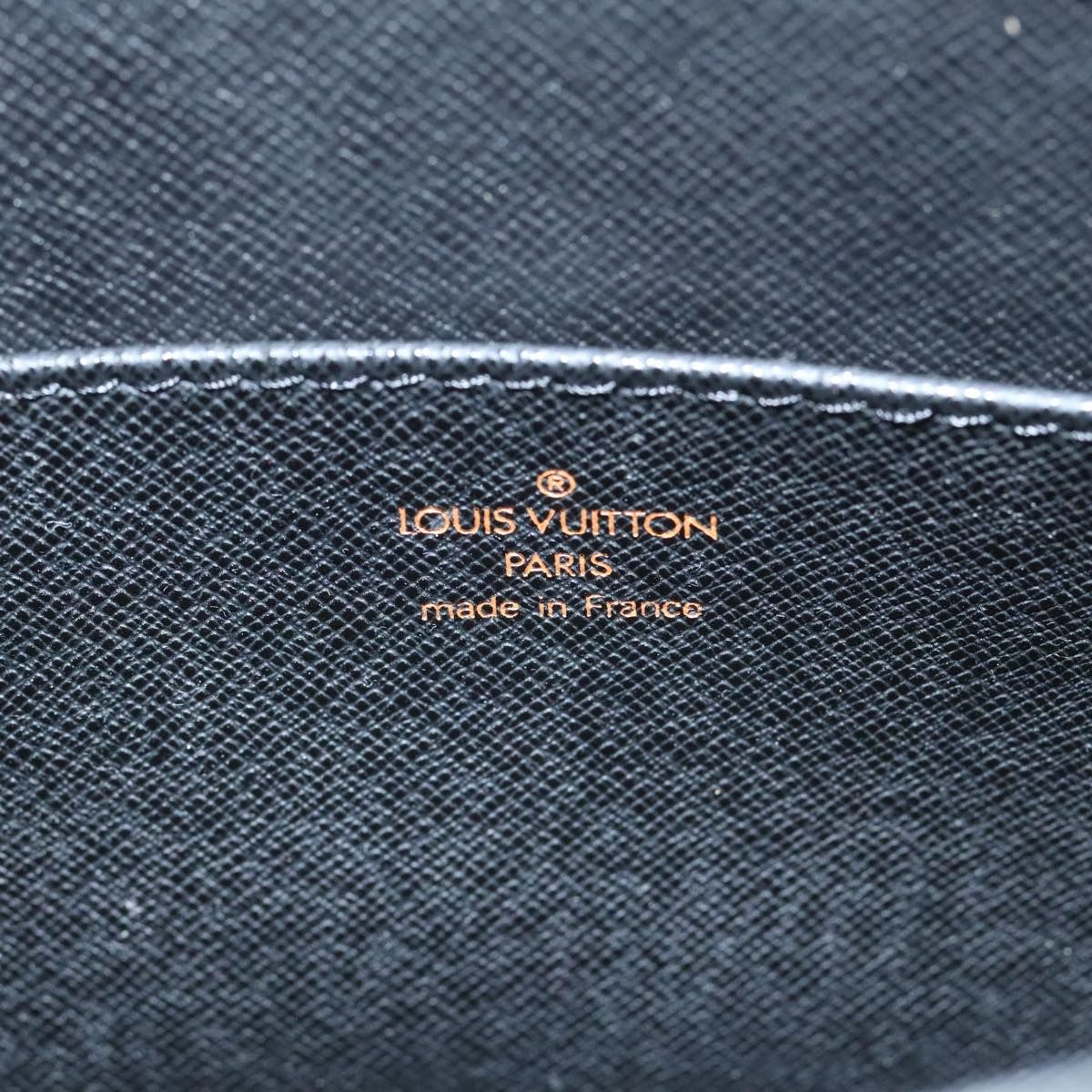 Louis Vuitton Epi Pochette Homme Clutch Bag Black Noir M 52522 Lv Auth