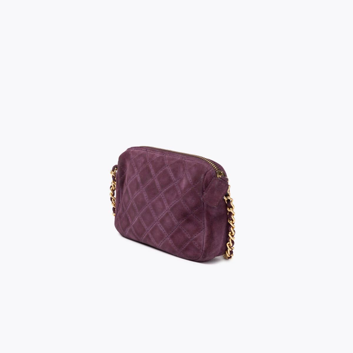 Prada Chain Suede Shoulder Bag