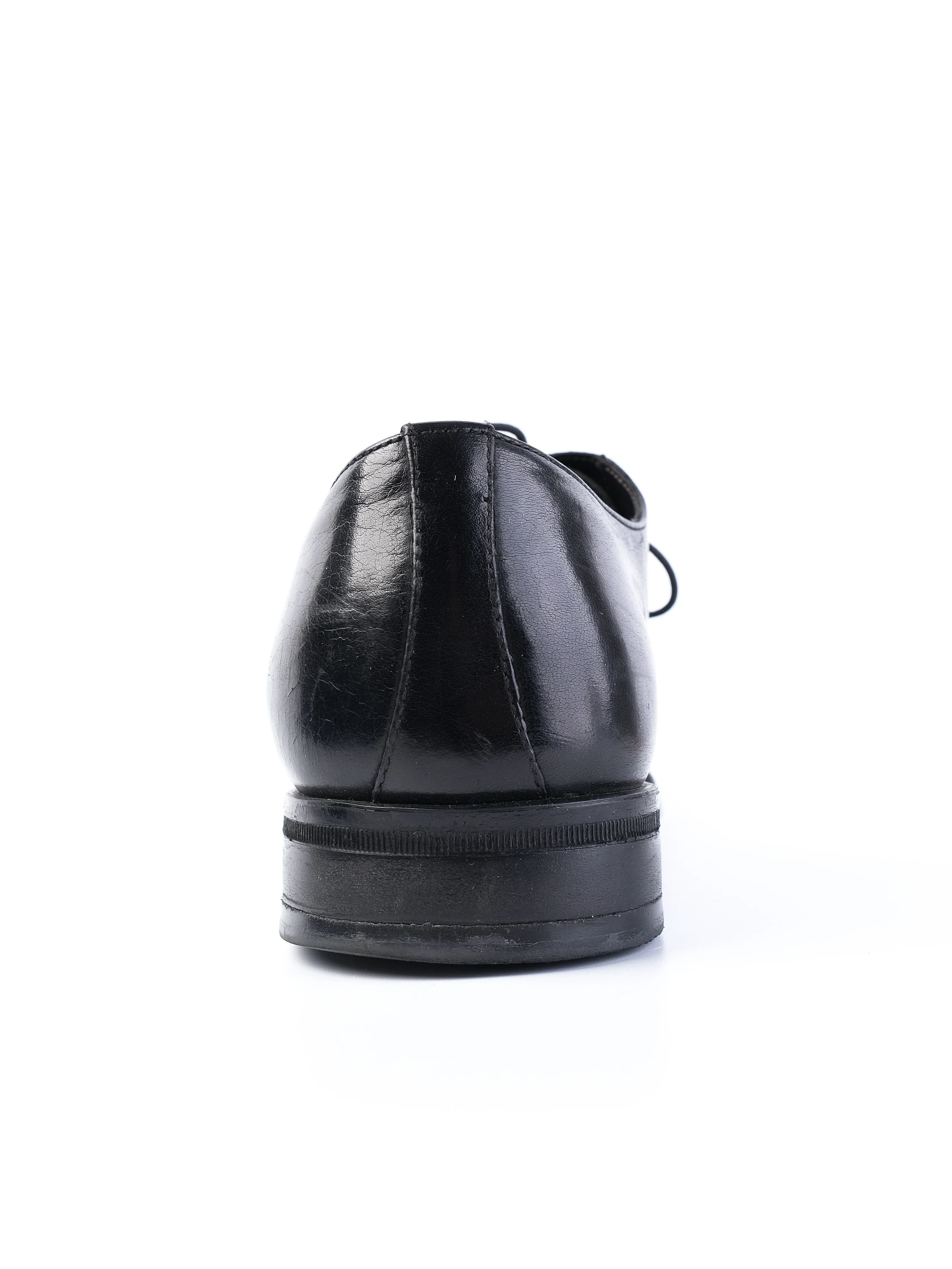Excellent Moreschi Black Leather Dress Shoes Size 39 for Men