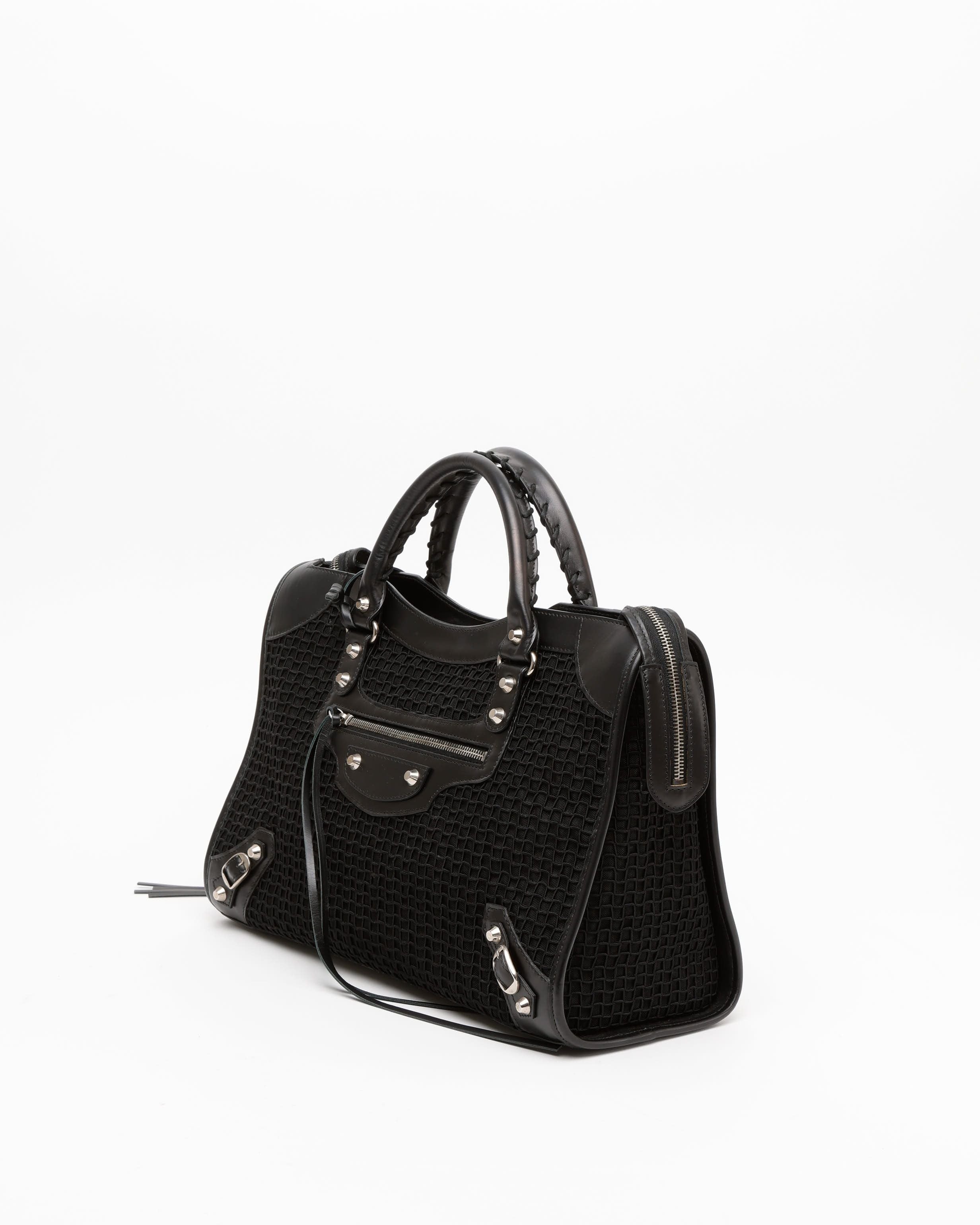 Balenciaga Mesh Classic City Motocross Bag