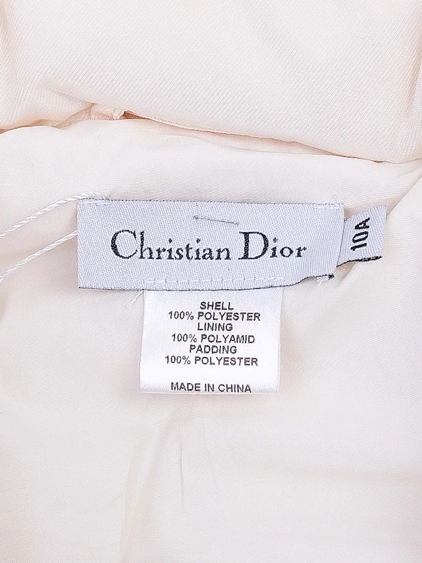 NEW Dior Kids White Quilted Snowsuit Size 10, Perfect Condition