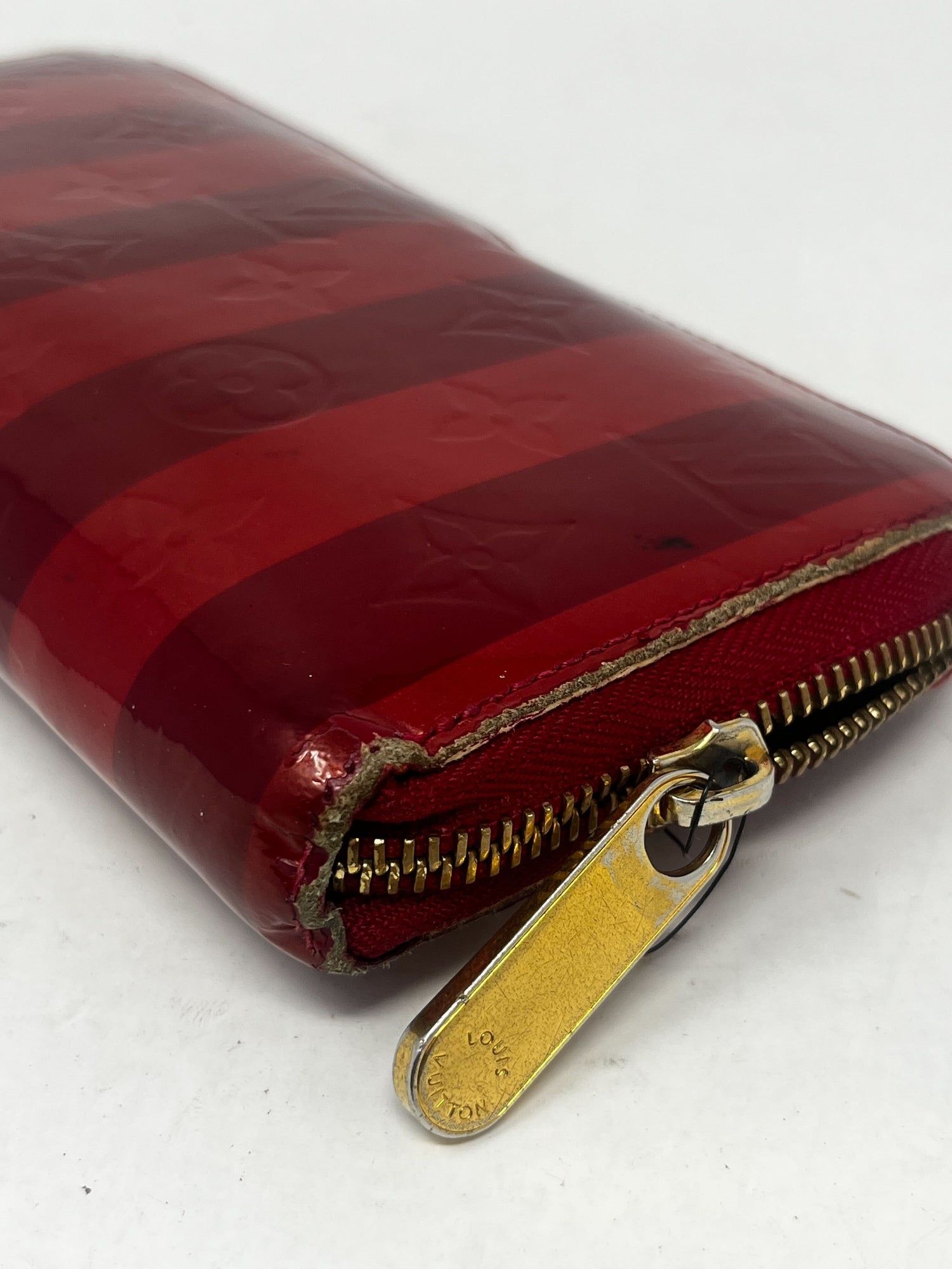 Louis Vuitton Zippy Wallet, Monogram Vernis Rayures