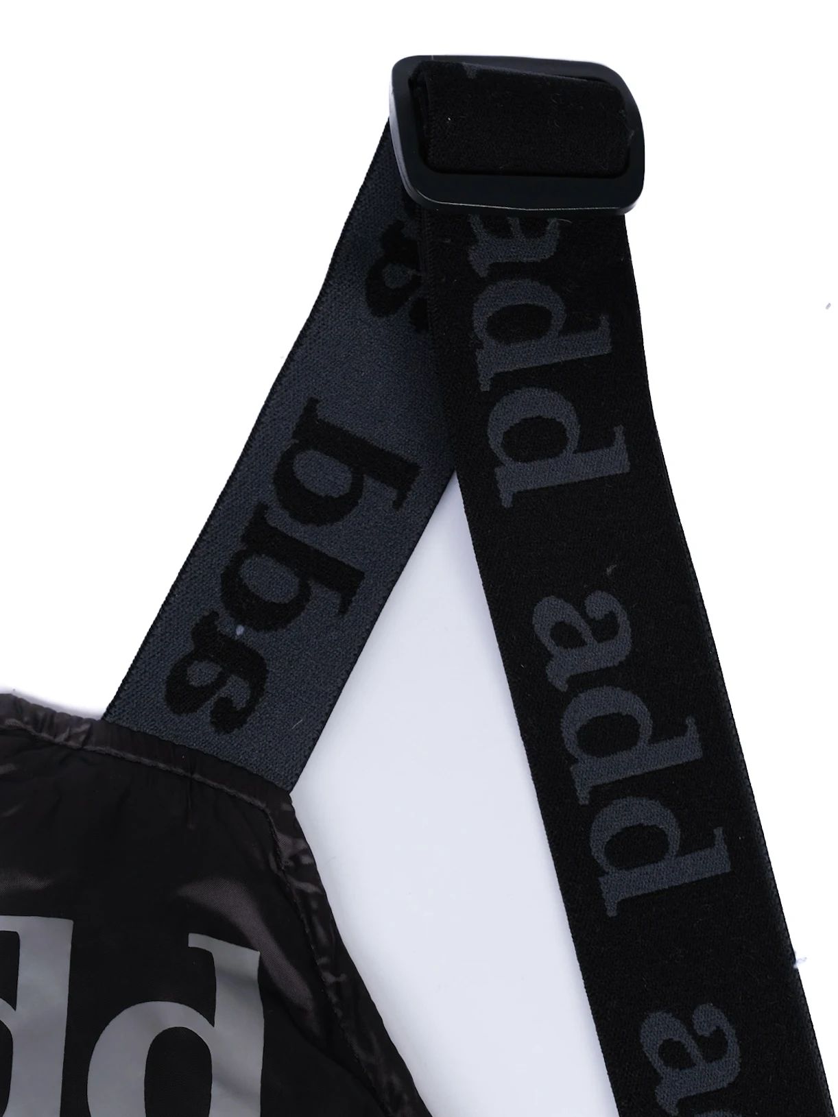 Excellent ADD Black Nylon Padded Snow Pants Size 6 for Kids