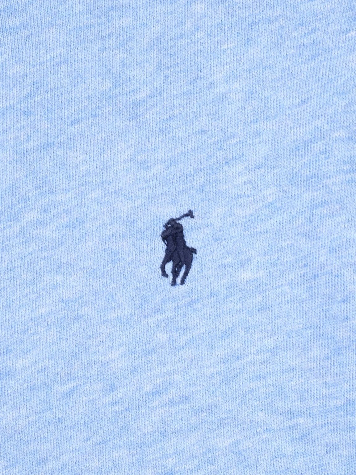 Excellent Polo Ralph Lauren Blue Long-Sleeve Shirt Size 8 for Kids