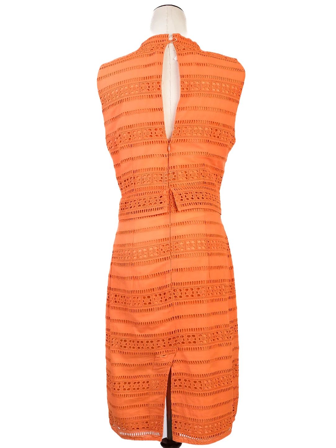 Excellent Weekend MaxMara Orange Cotton Dress Size M