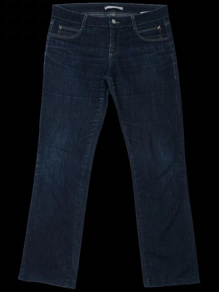 Excellent Ferre Dark Denim Jeans Blue Size M Cotton Women&