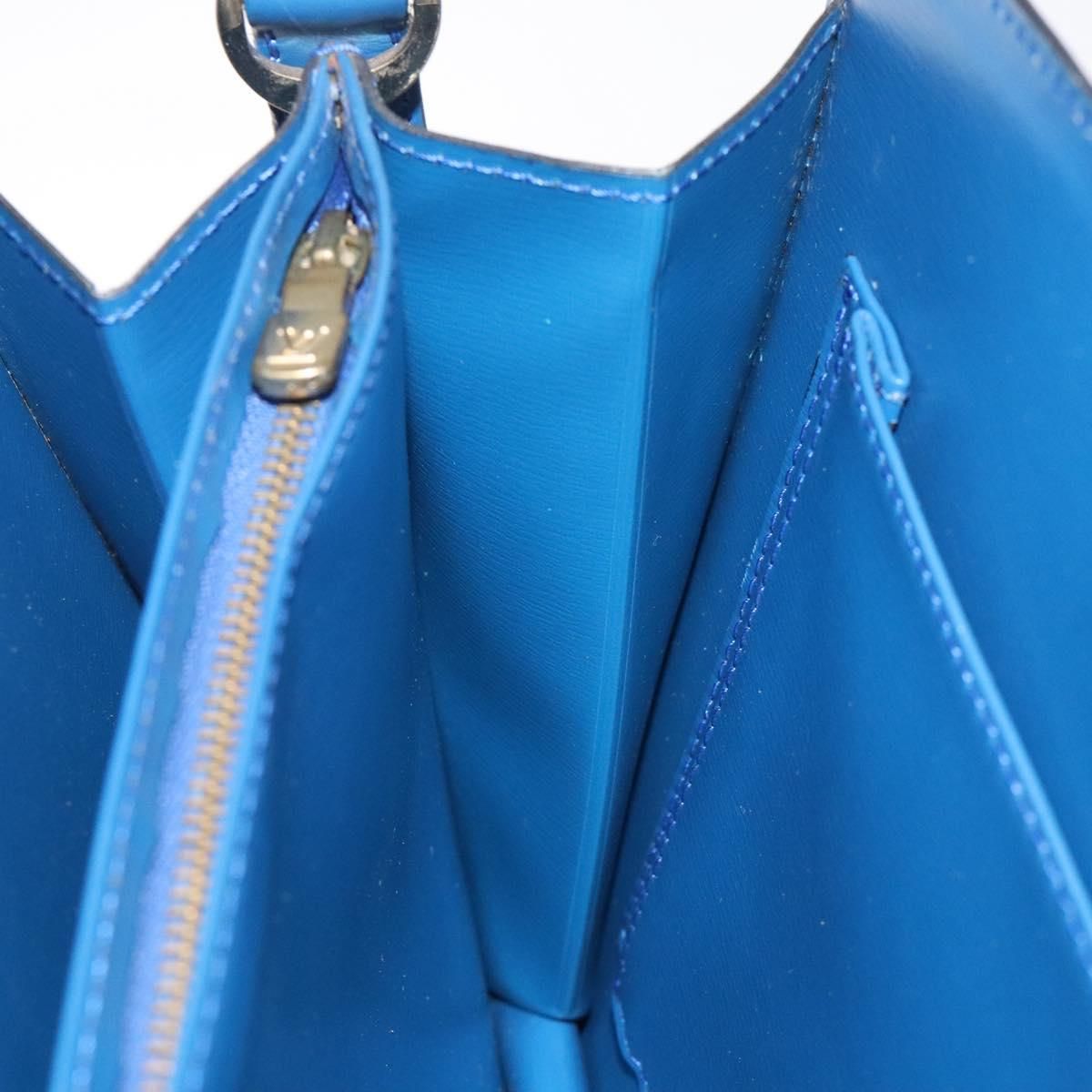 Louis Vuitton Epi Capuchin Shoulder Bag Blue M 52345 Lv Auth