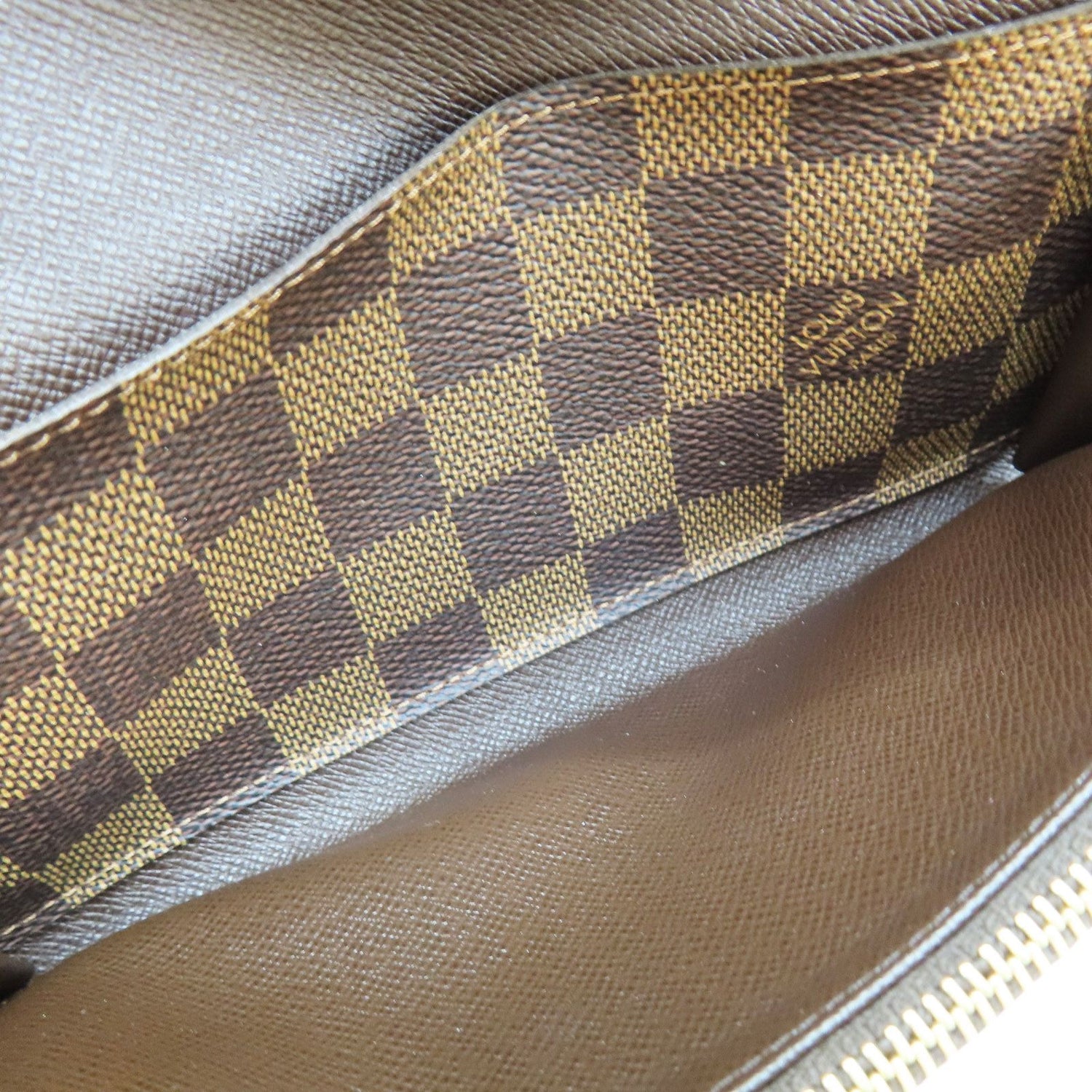 Louis Vuitton Emilie Wallet Damier Ebene Canvas N 63019