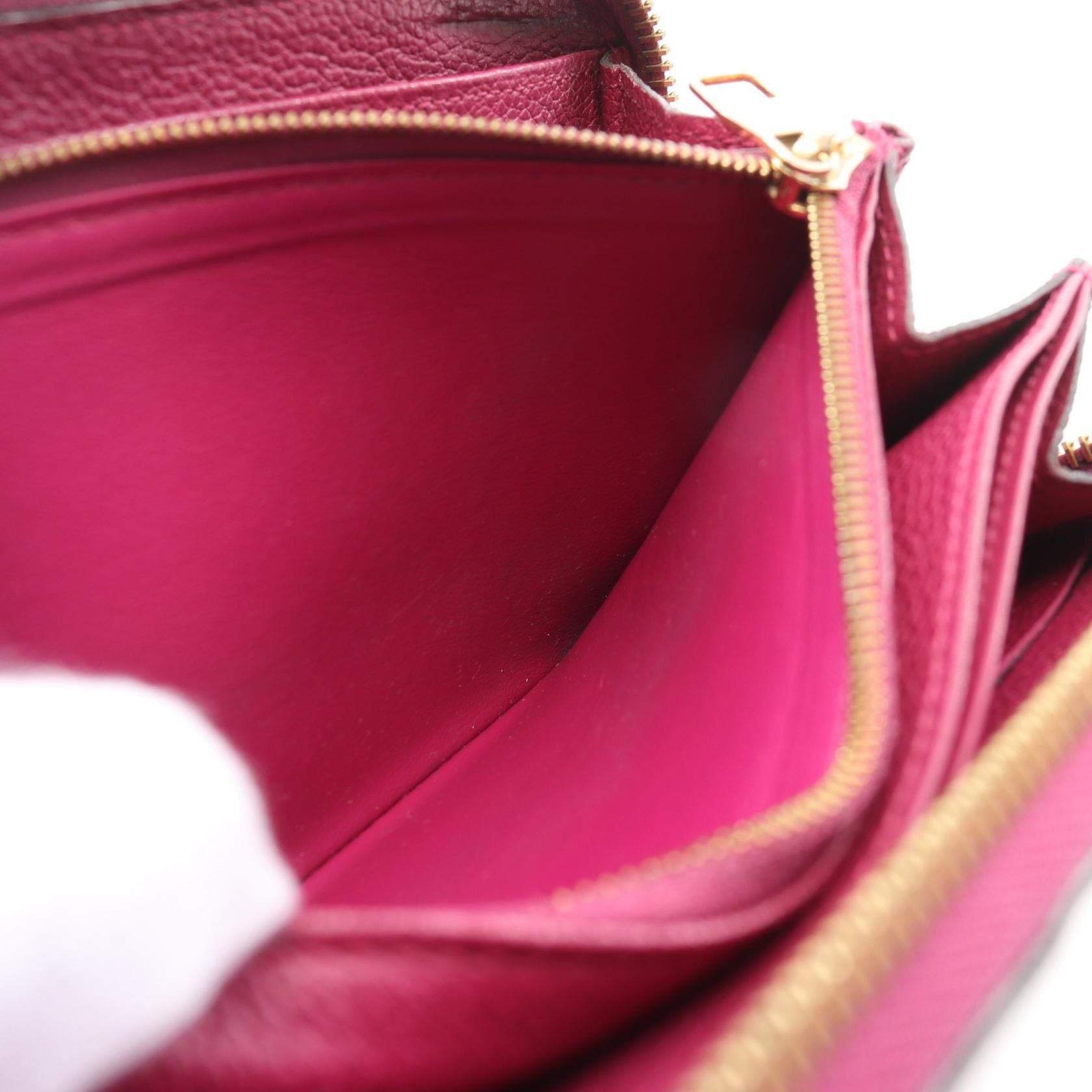Louis Vuitton Zippy Wallet Aurore Pink Around Long Wallet M 60549