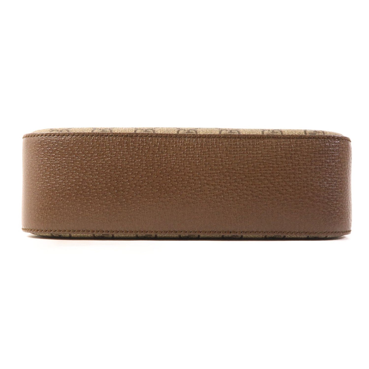 Gucci Painted Canvas Gg Supreme Messenger Gold Shoulder Bag Brown Beige/brown Pvc Coated Canvas 476466