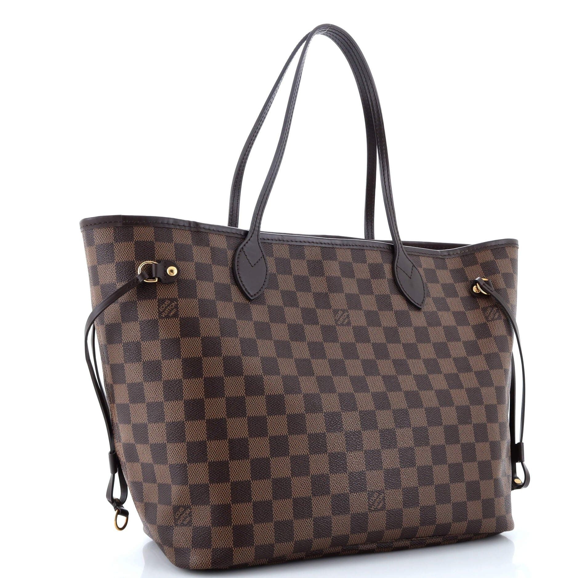 Louis Vuitton Neverfull Nm Tote Damier Mm