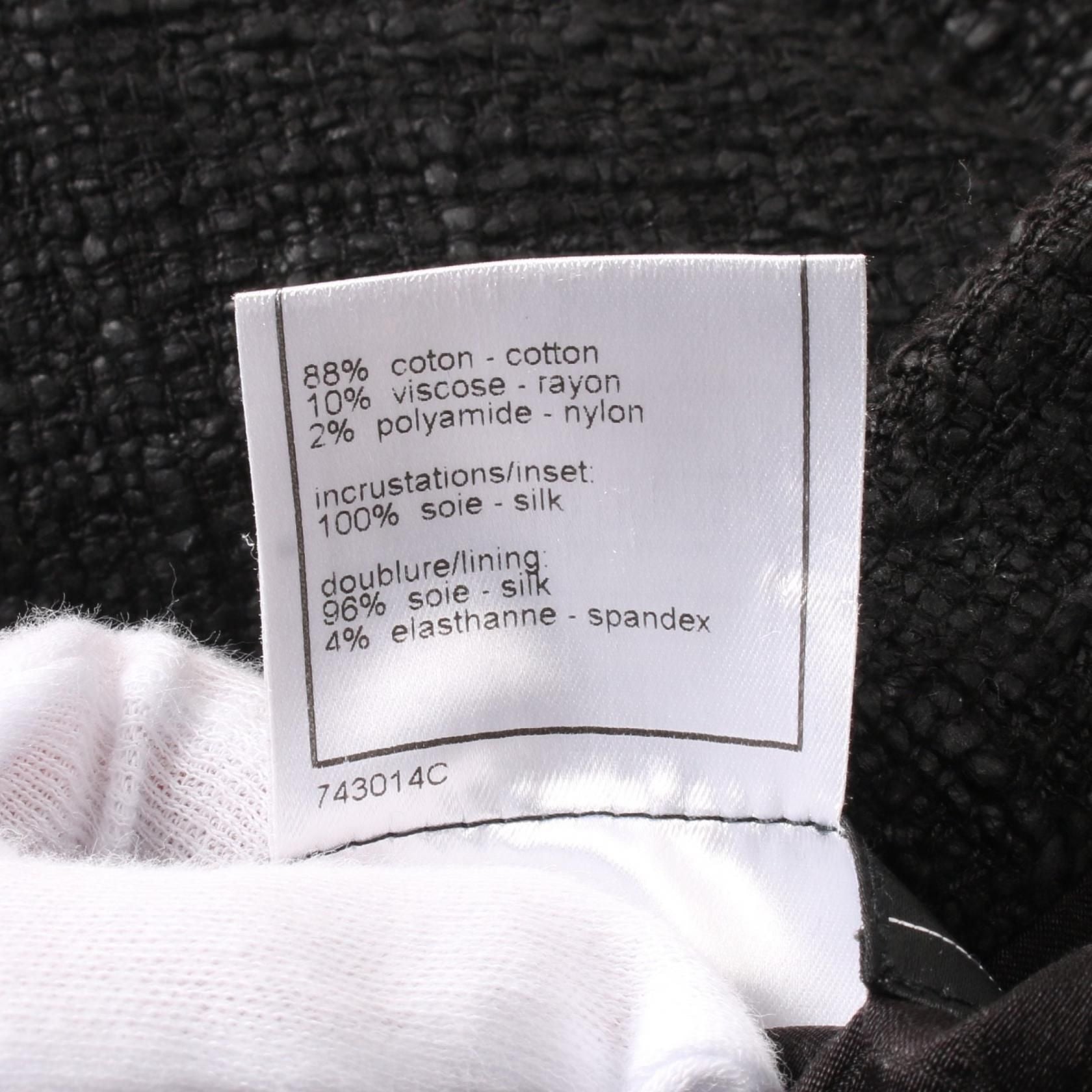 Chanel Black Other Jackets Other Cotton / Rayon P 26874w 03653