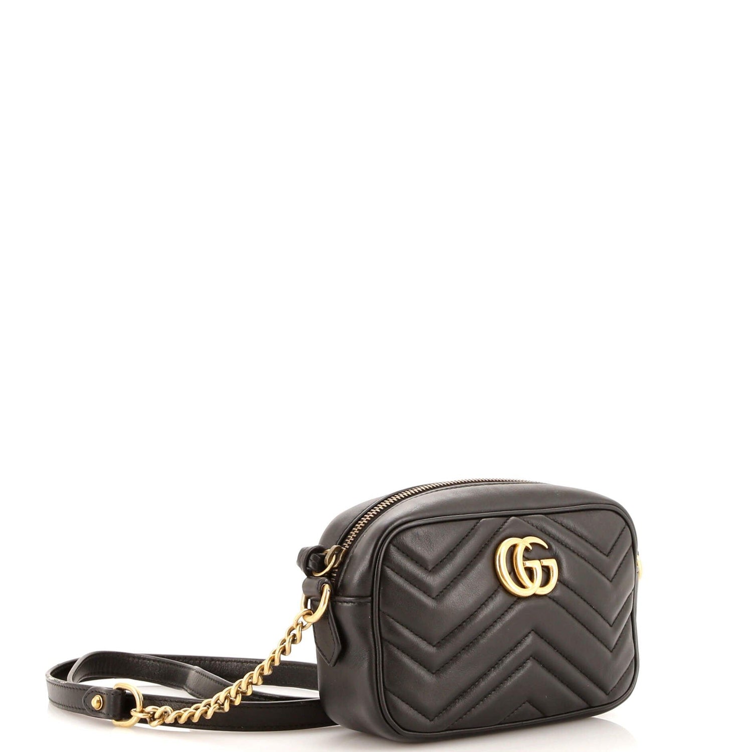 Gucci GG Marmont Shoulder Bag Matelasse Leather Mini