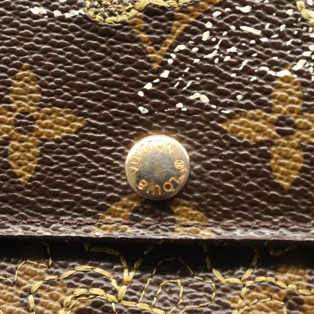 Louis Vuitton Monogram Dentelle Portefeuille Sarah Wallet M 95390 Lv Auth