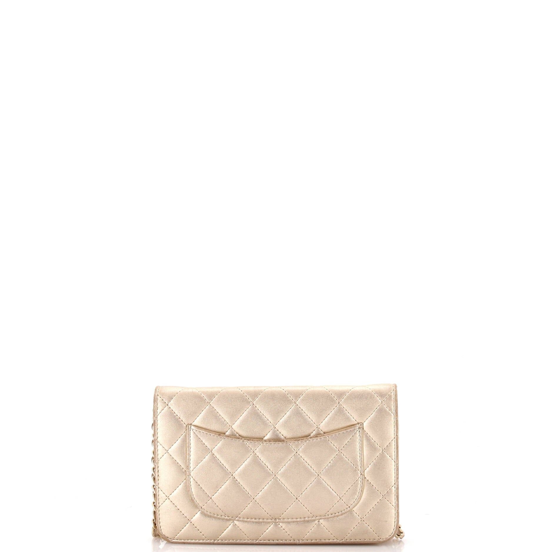 Chanel Wallet On Chain Quilted Lambskin
