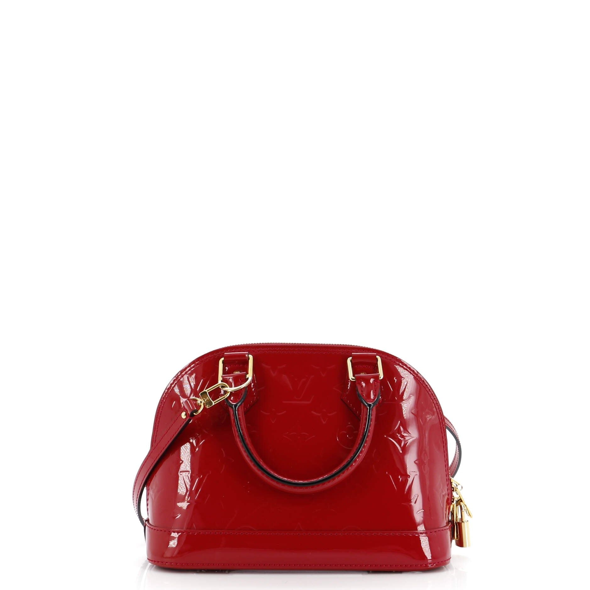 Louis Vuitton Alma Handbag Monogram Vernis Bb