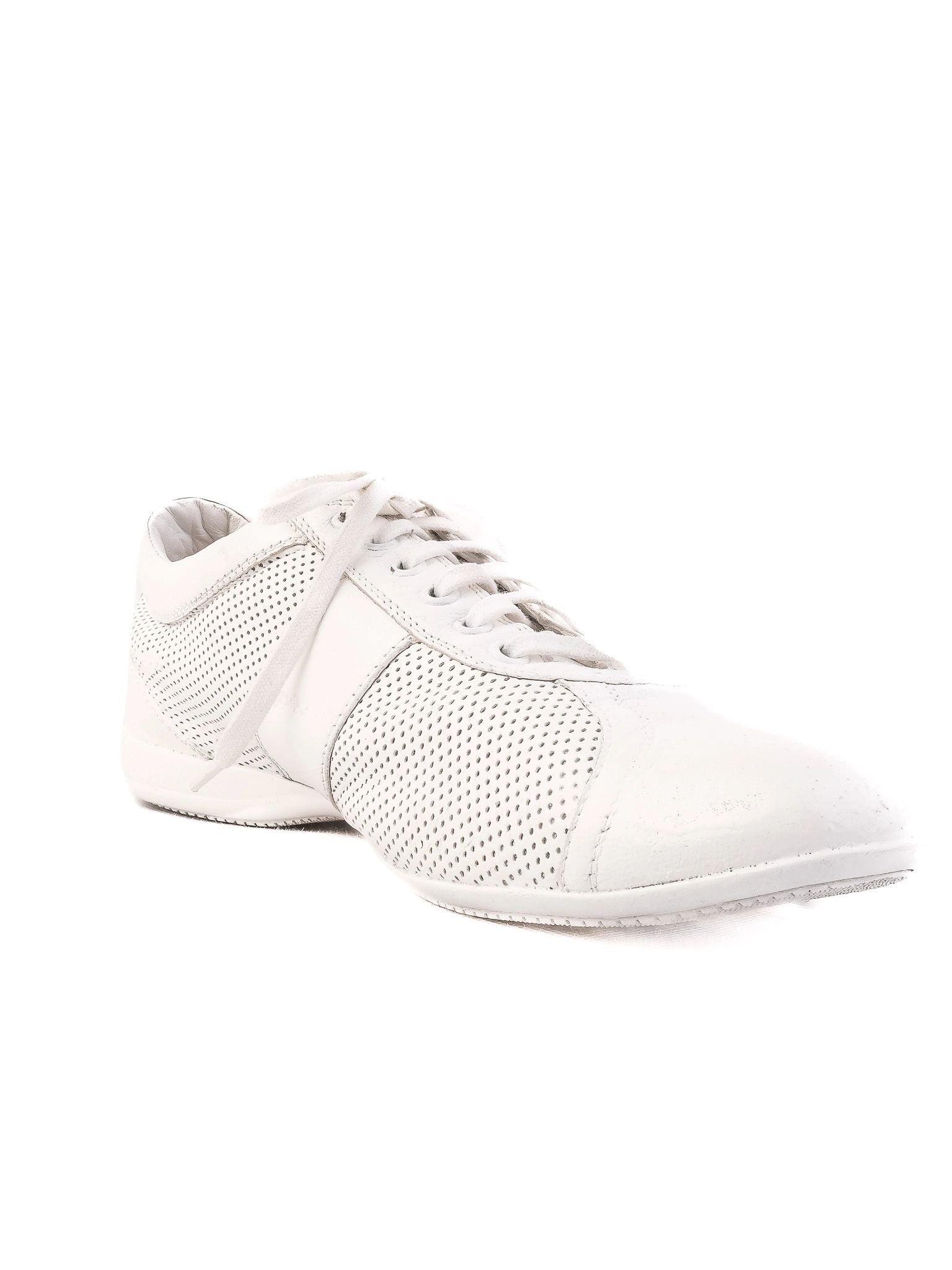 Excellent Baldinini White Textile Sneakers for Men