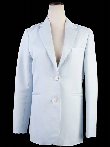 Maje Excellent Condition Light Blue Blazer Size S Viscose