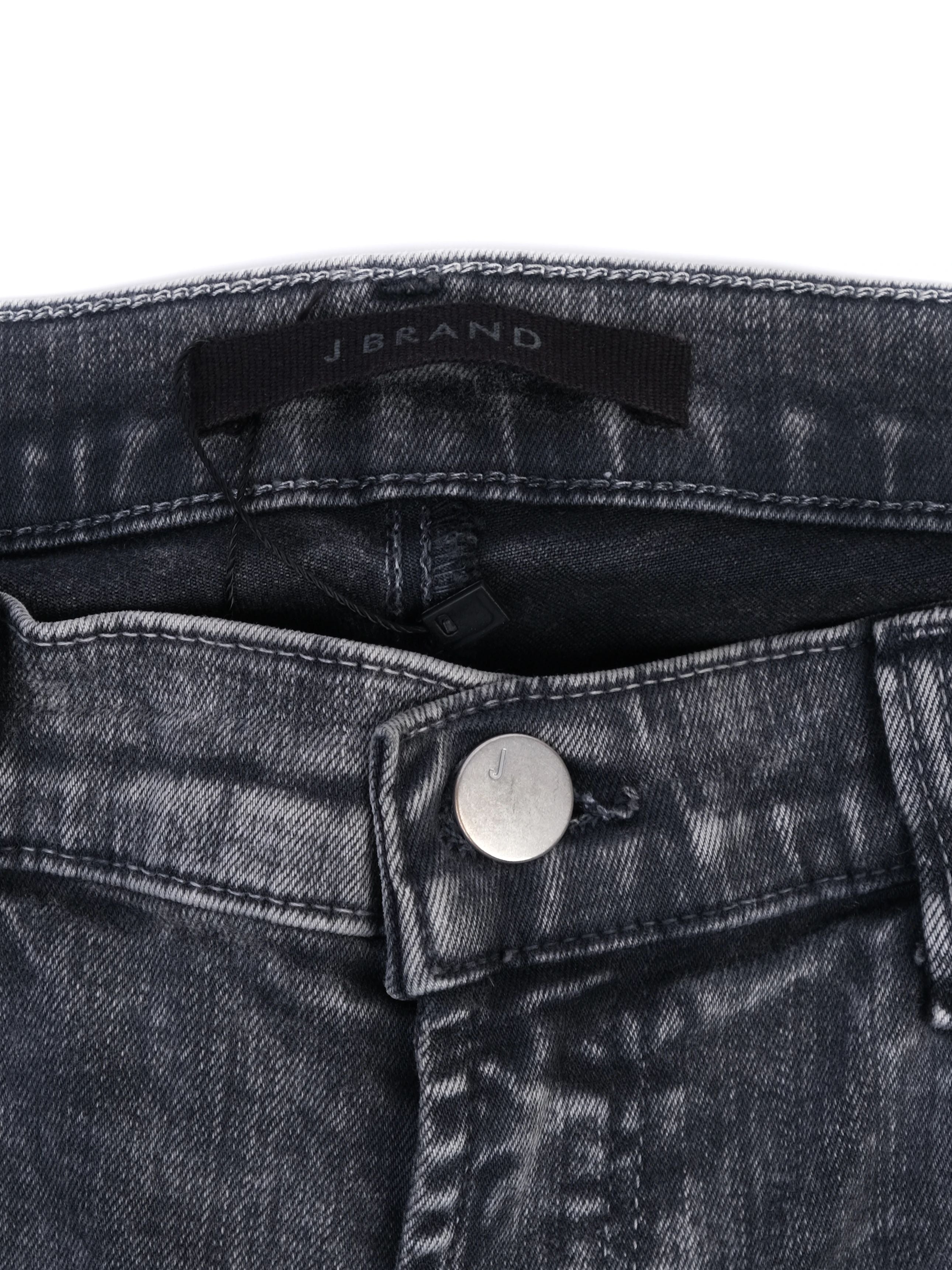 Excellent J Brand Gray Denim Jeans Size S Distressed Look