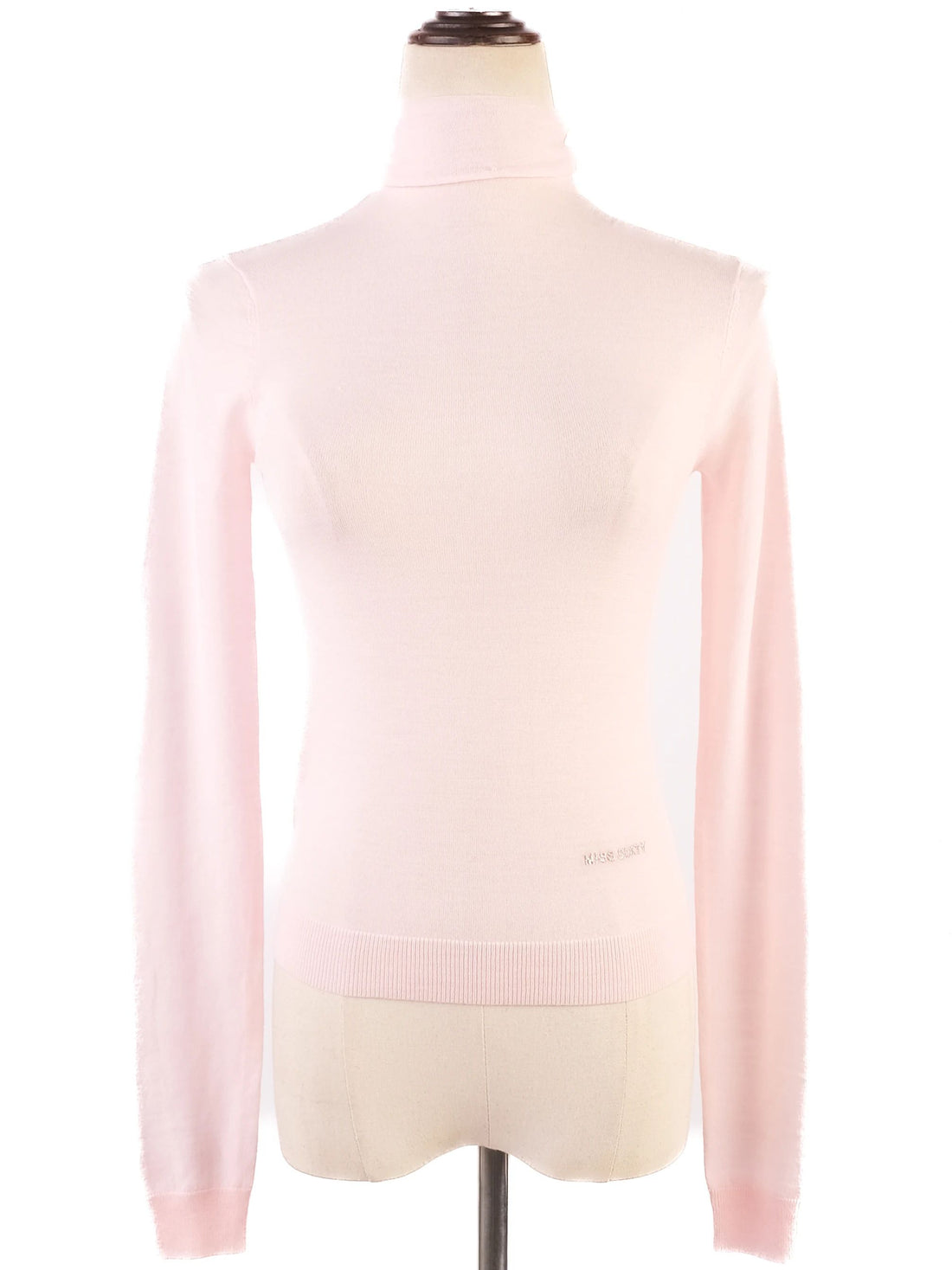 Excellent Miss Sixty Pink Wool Turtleneck Sweater Size XXS