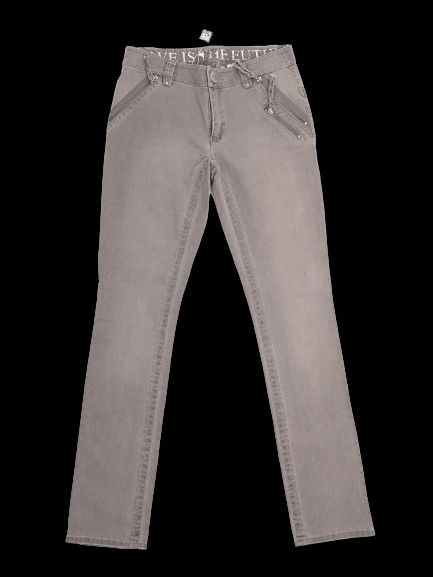 Excellent Laurel Gray Cotton Jeans Size S Women&