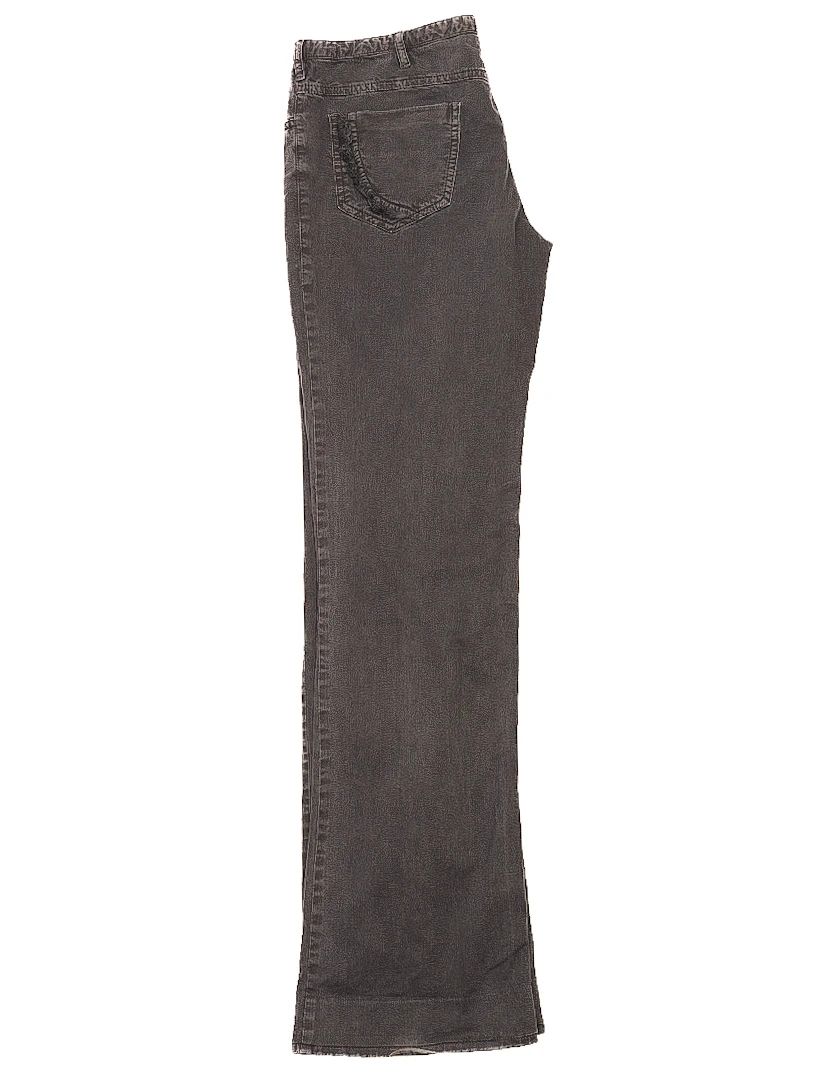 Excellent Prada Gray Cotton Pants Size M for Women