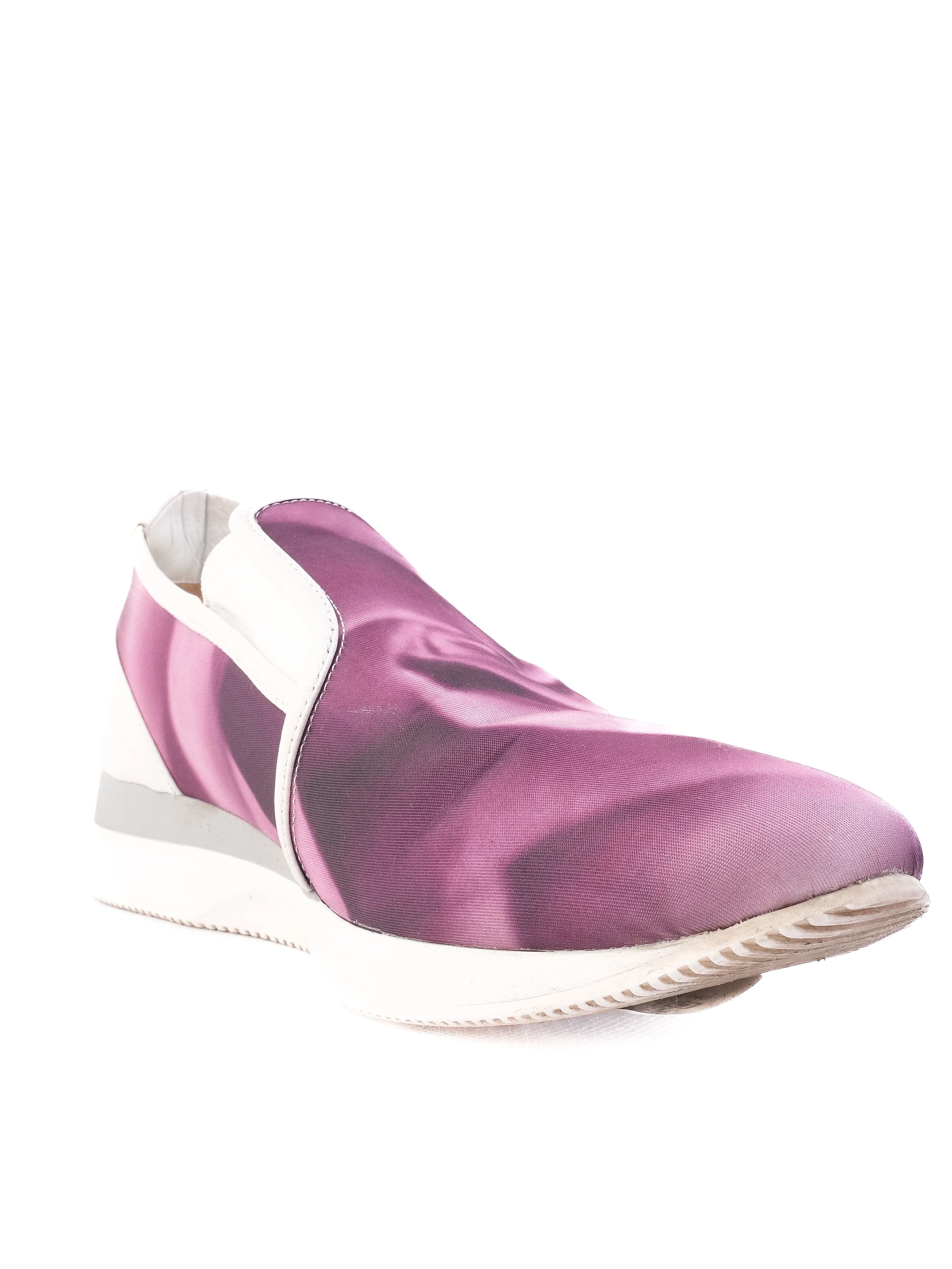 Excellent Max Mara Gradient Leather Slip-On Shoes Size 38