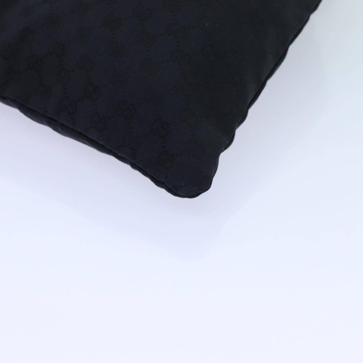 Gucci Gg Canvas Purse Pouch Black 014 1135 Auth