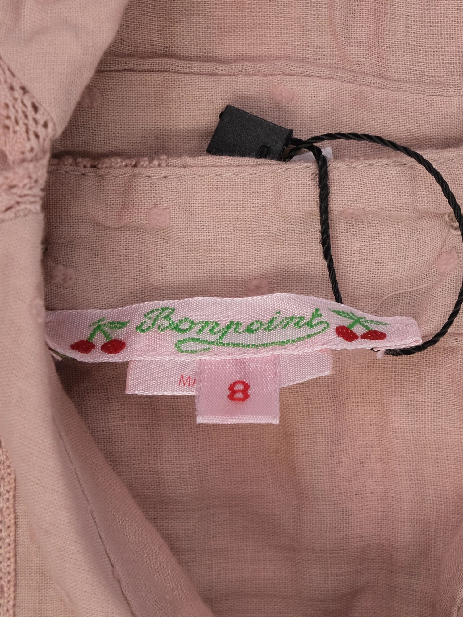 Excellent Bonpoint Pink Cotton Dress Size 8 for Kids