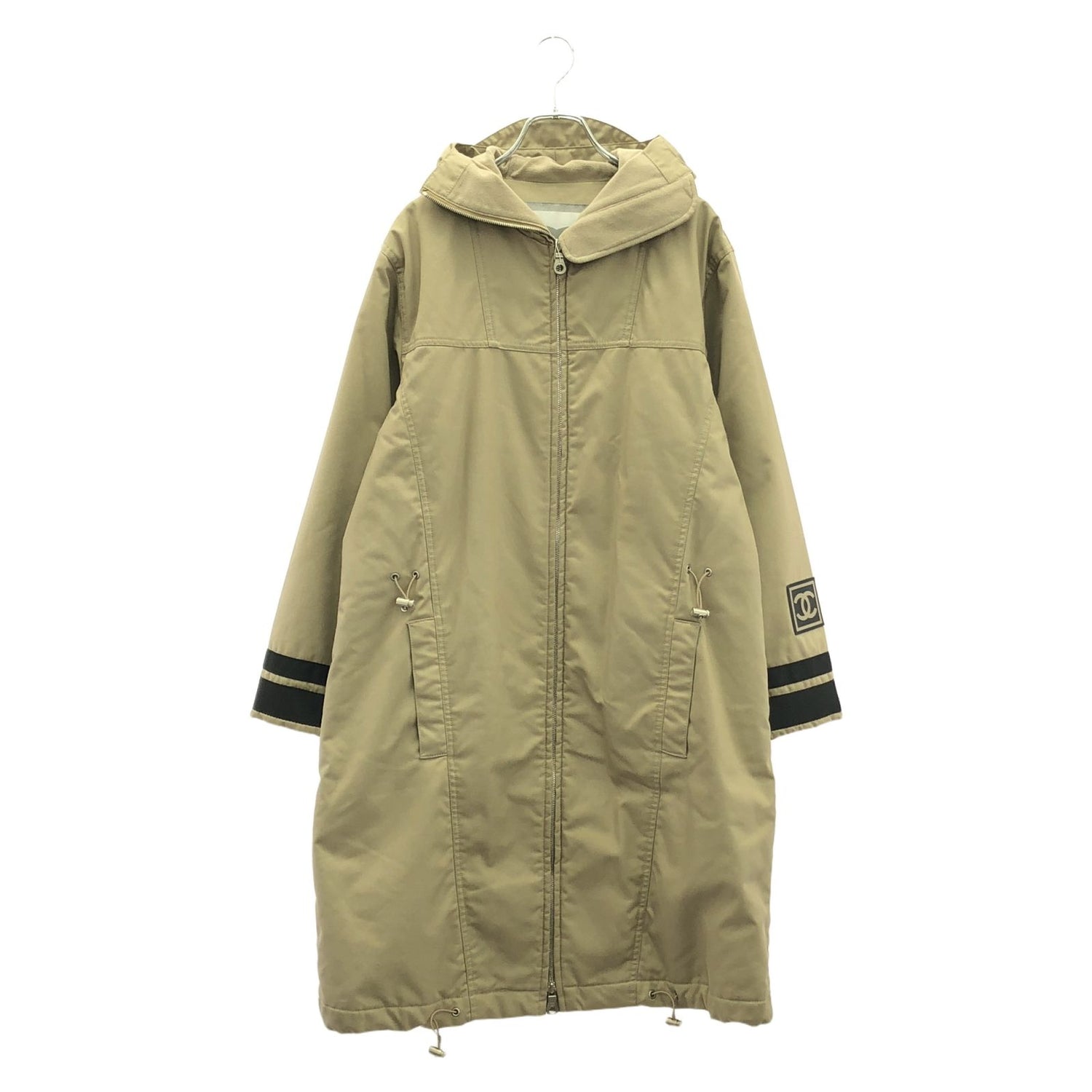 Chanel Beige Sleeve Logo Long Coat Other Coat Polyester P 20000v 11805